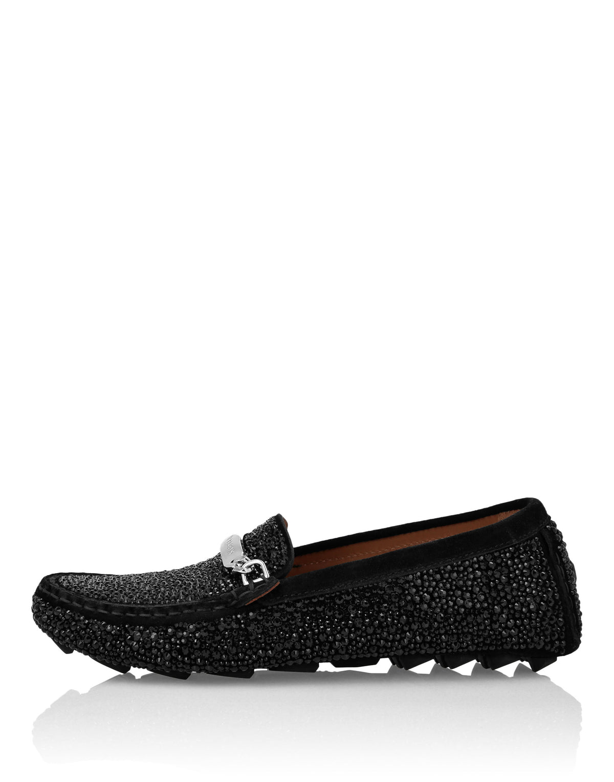 Suede Strass Moccasin
