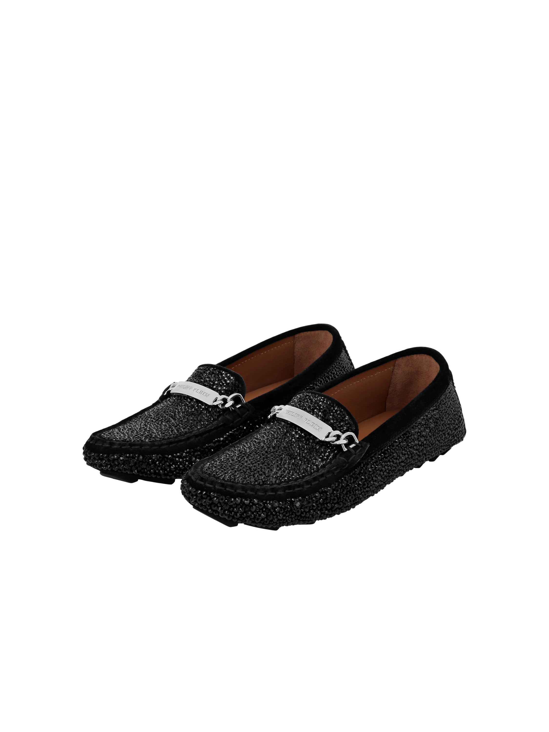 Suede Strass Moccasin