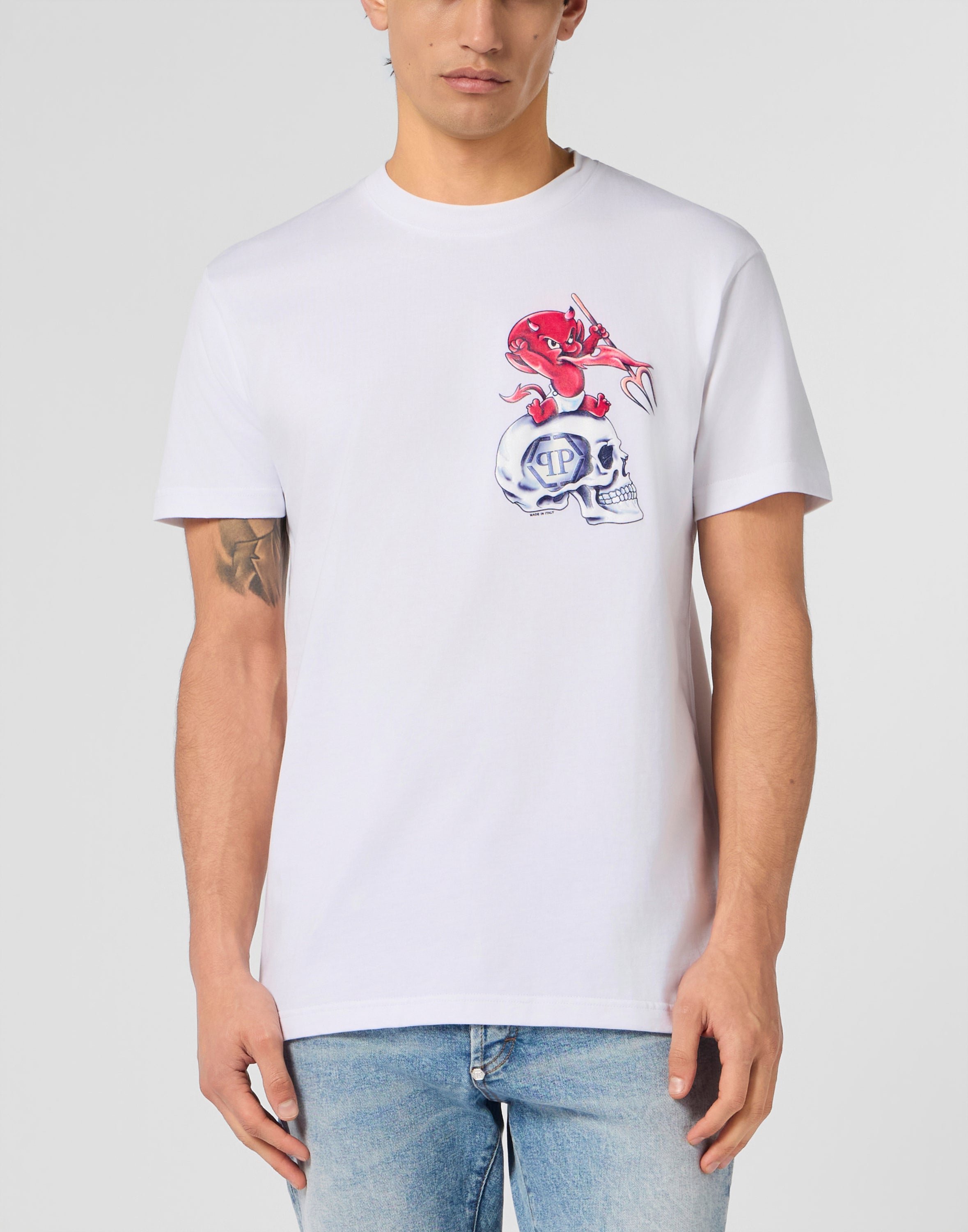 Round Neck T-Shirt Baby Devil Small
