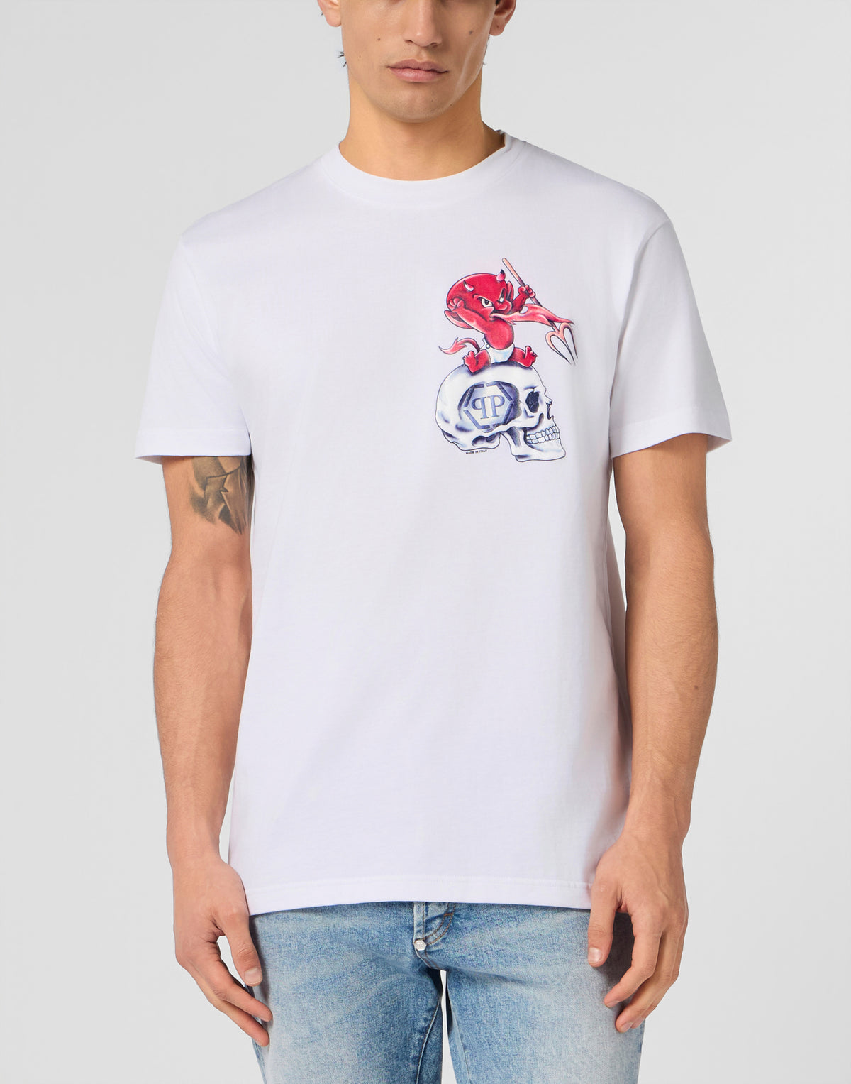 Round Neck T-Shirt Baby Devil Small