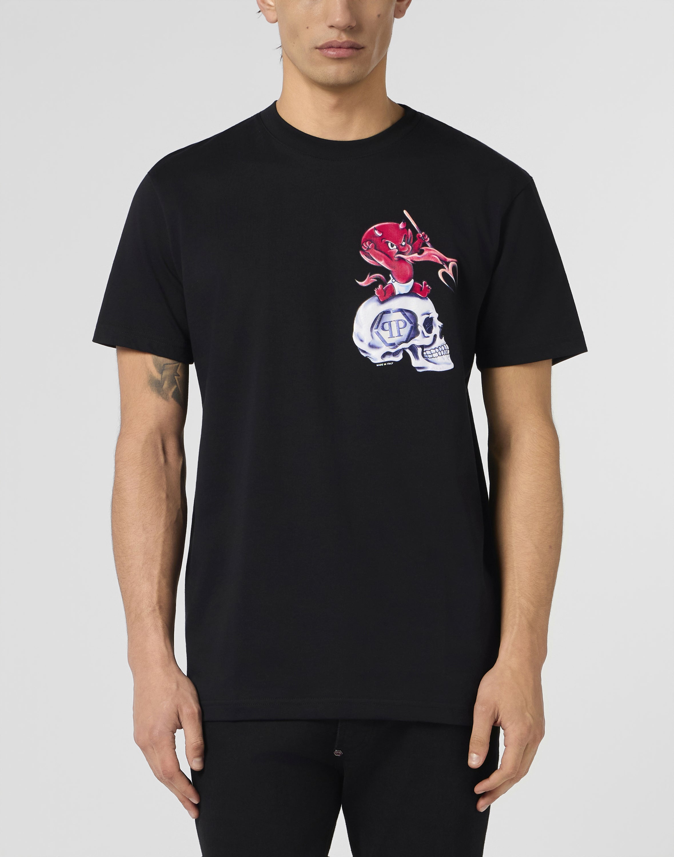 Round Neck T-Shirt Baby Devil Small