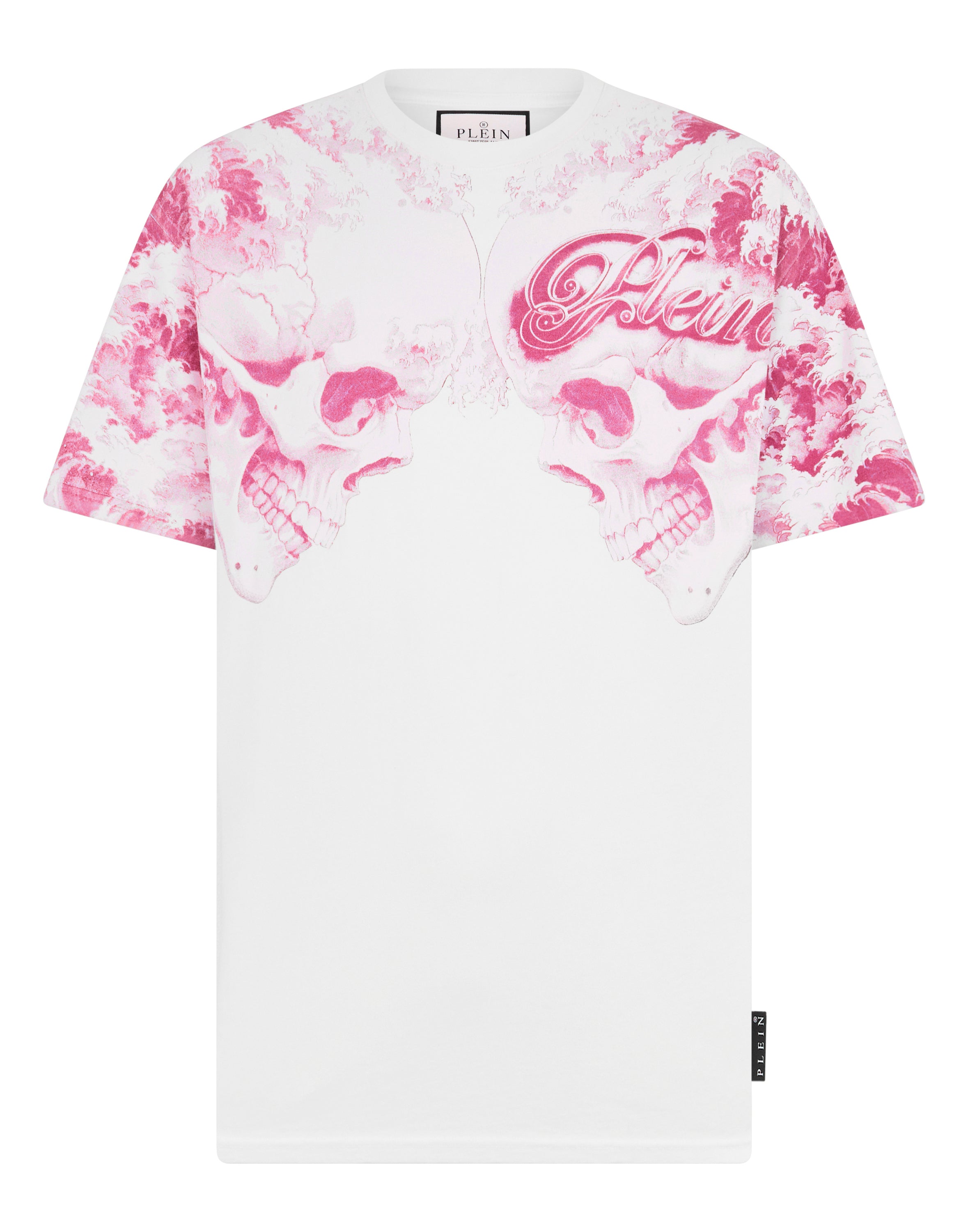 Round Neck T-Shirt Ceramic Skulls