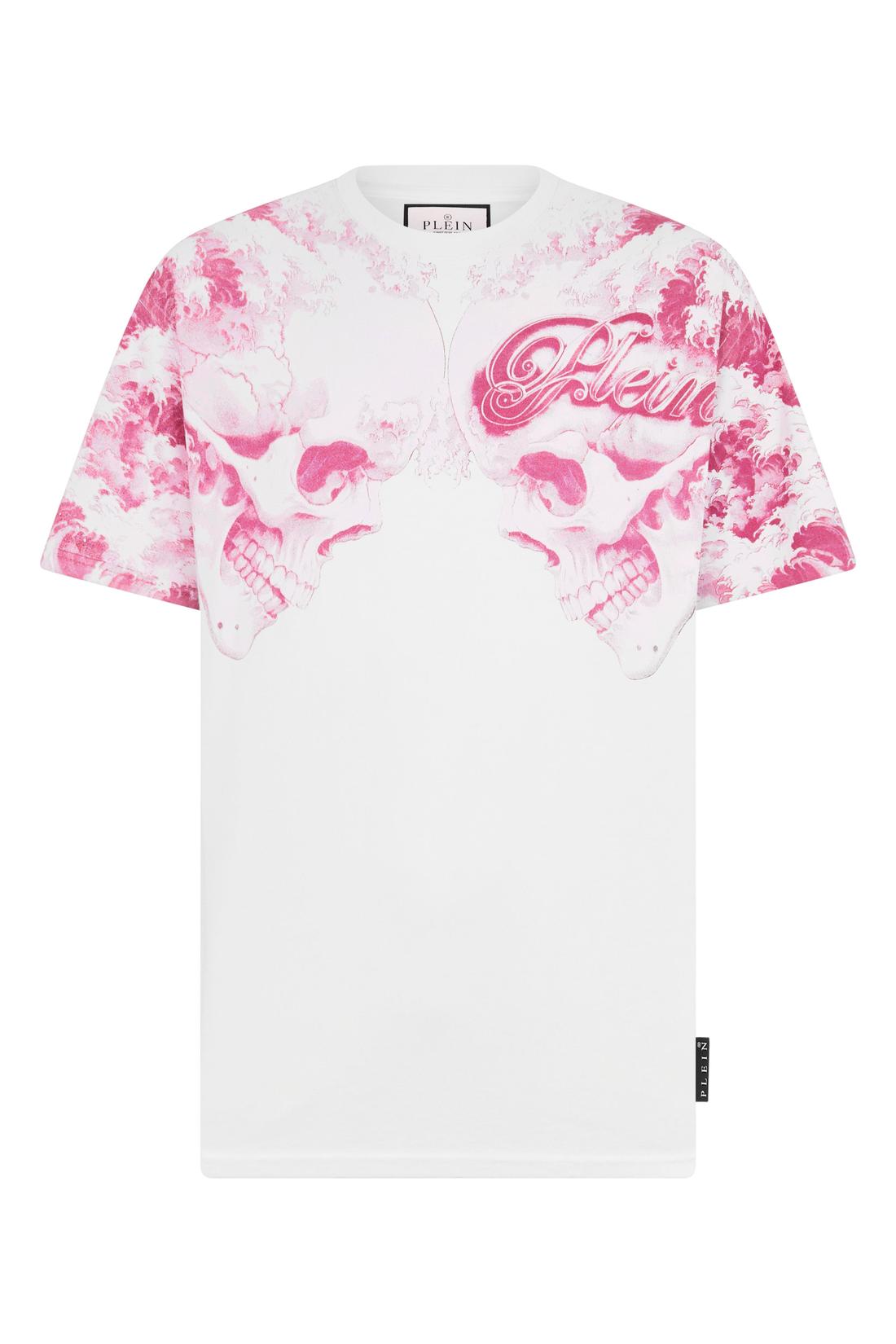 Philipp Plein Round Neck T-Shirt Ceramic Skulls, Shirts