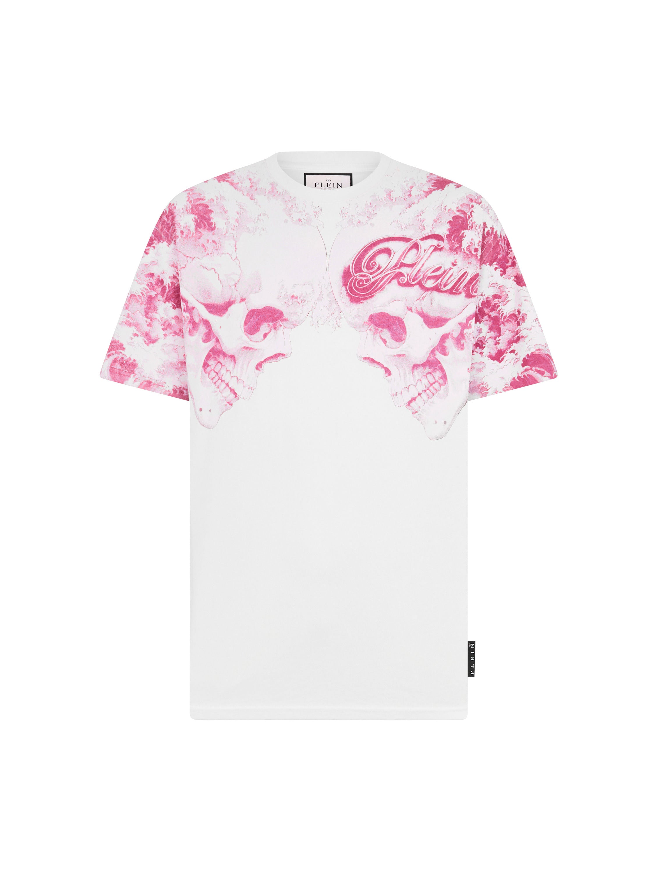 Round Neck T-Shirt Ceramic Skulls