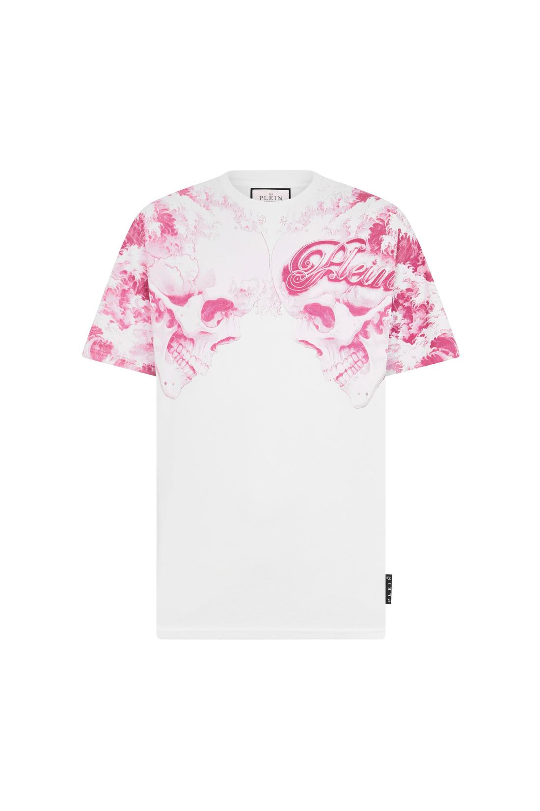 Philipp Plein Round Neck T-Shirt Ceramic Skulls, Shirts