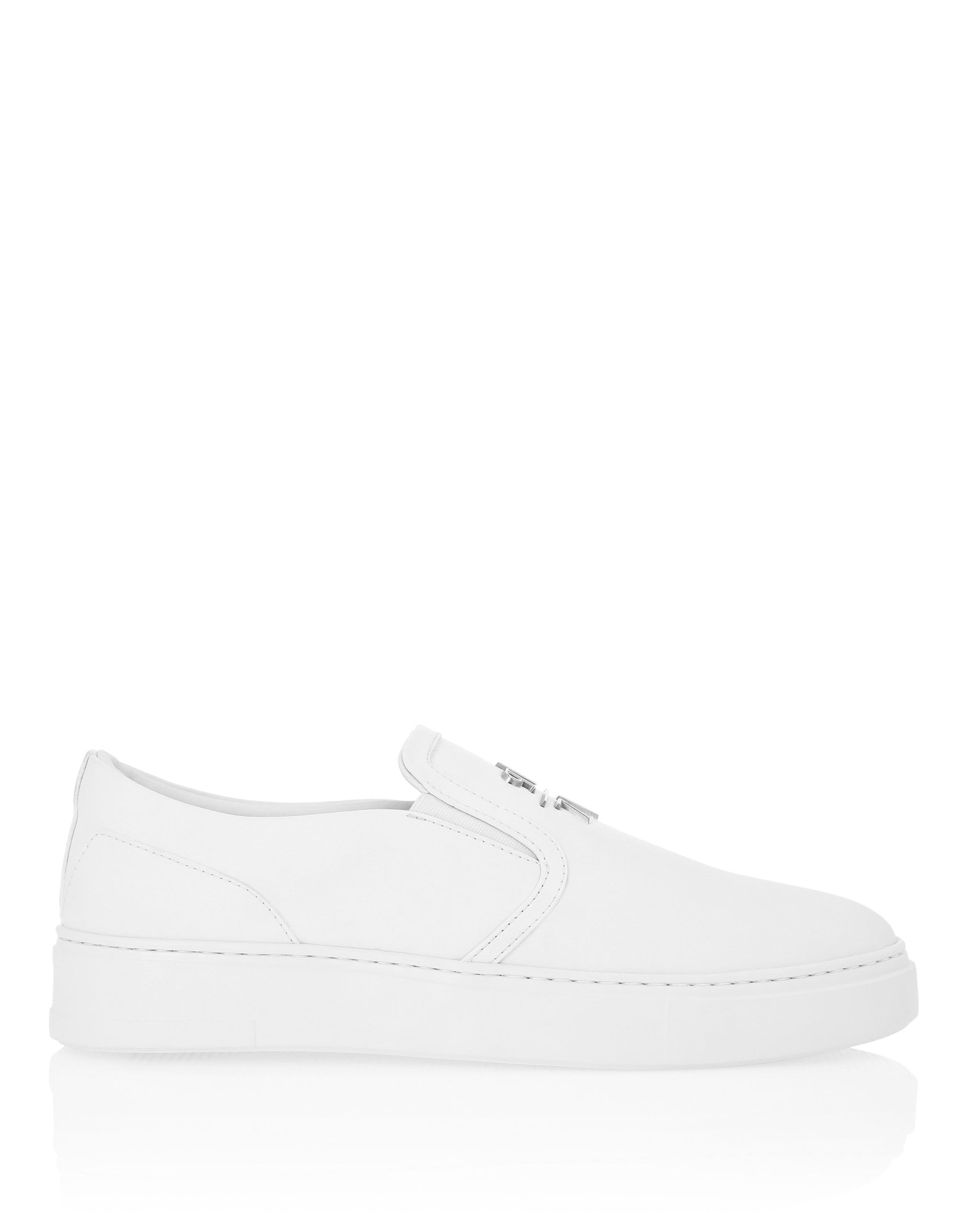 Nappa Leather Slip On Triangle