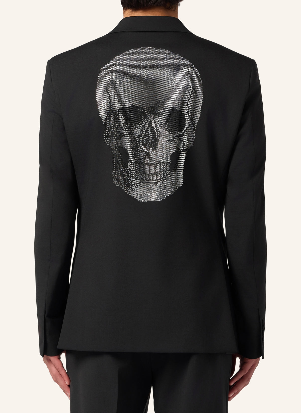Regular Fit Blazer Skull Strass