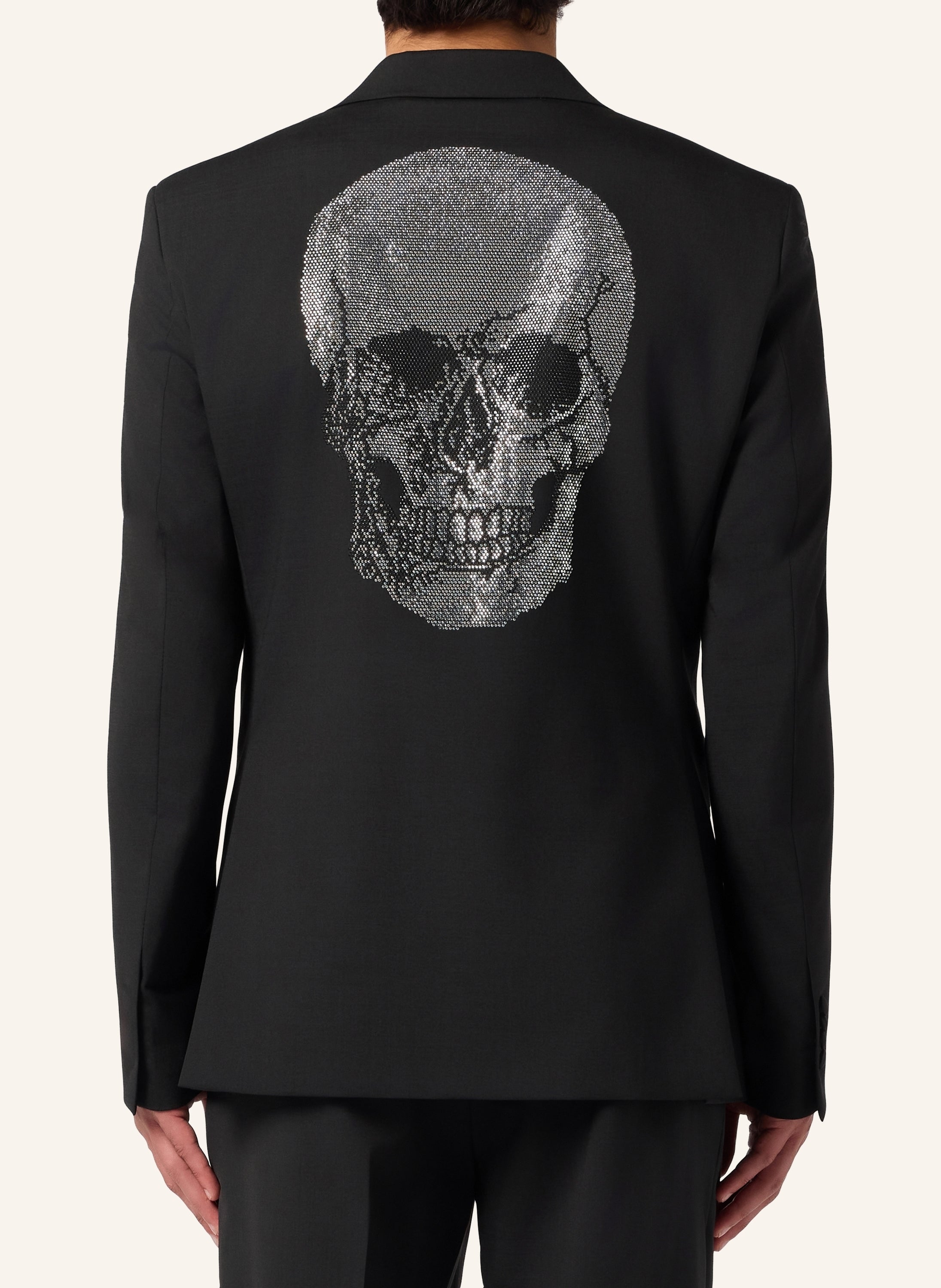 Regular Fit Blazer Skull Strass