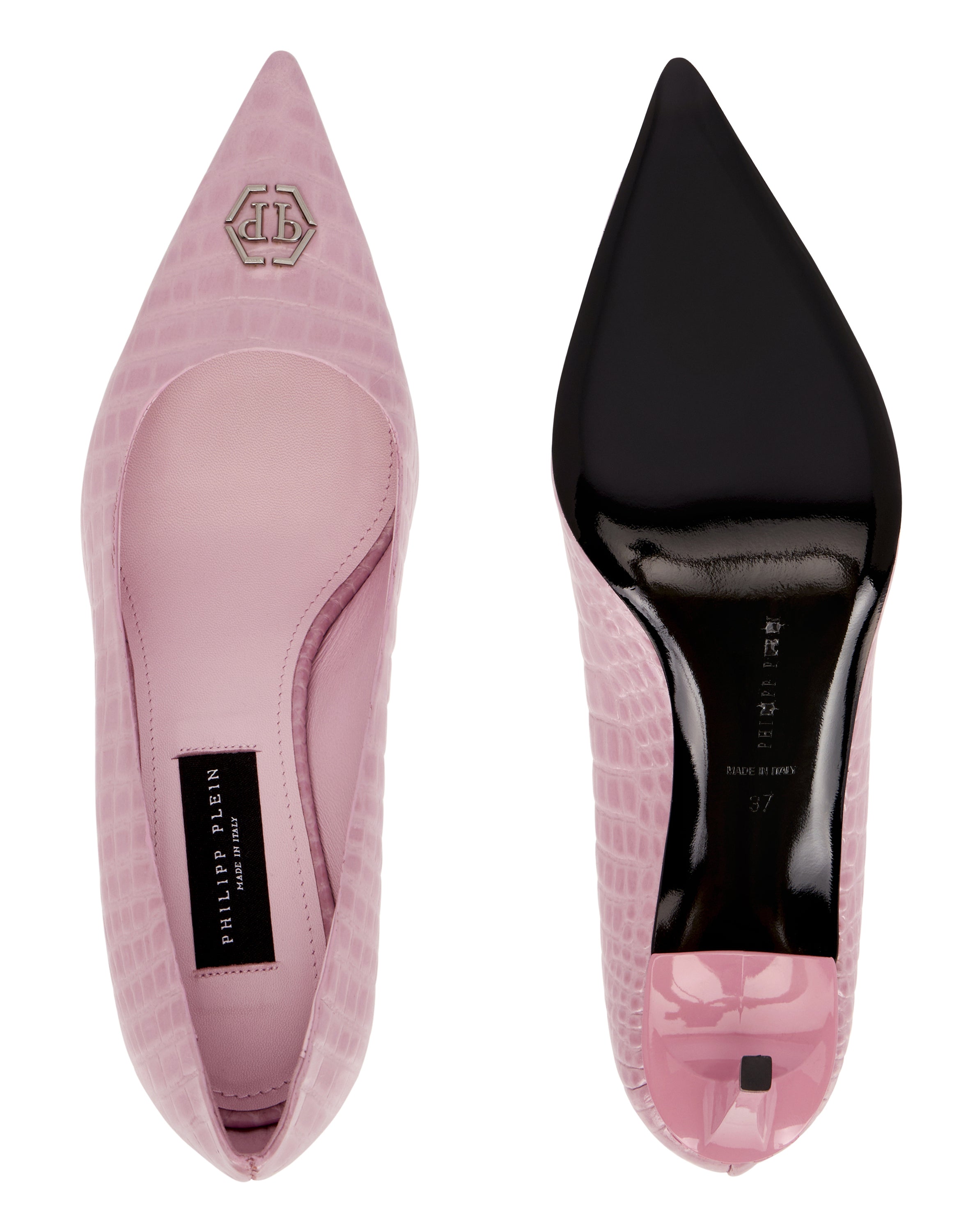 Cocco Print Decolette Mid Heels Hexagon 9