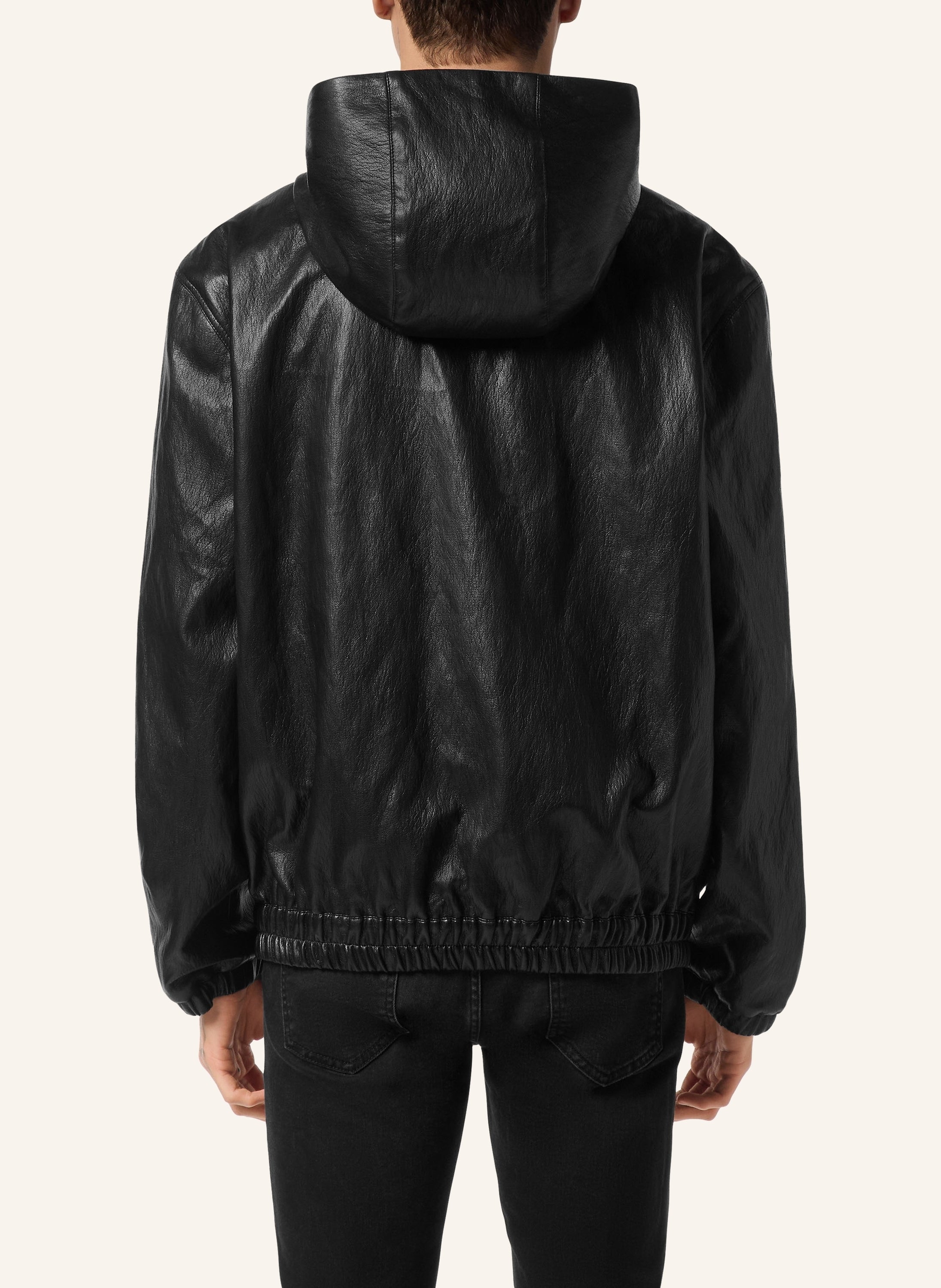 Eco Leather Windbreaker