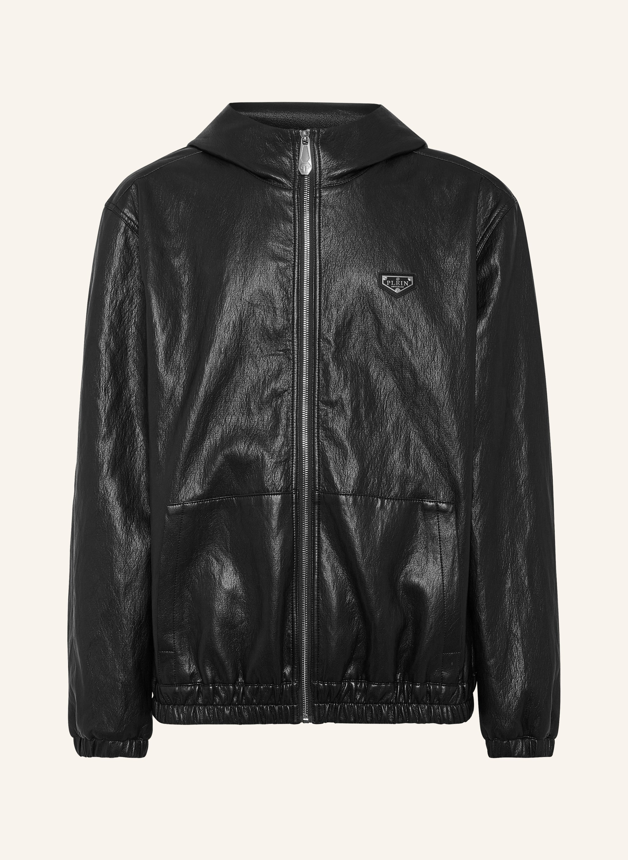 Eco Leather Windbreaker