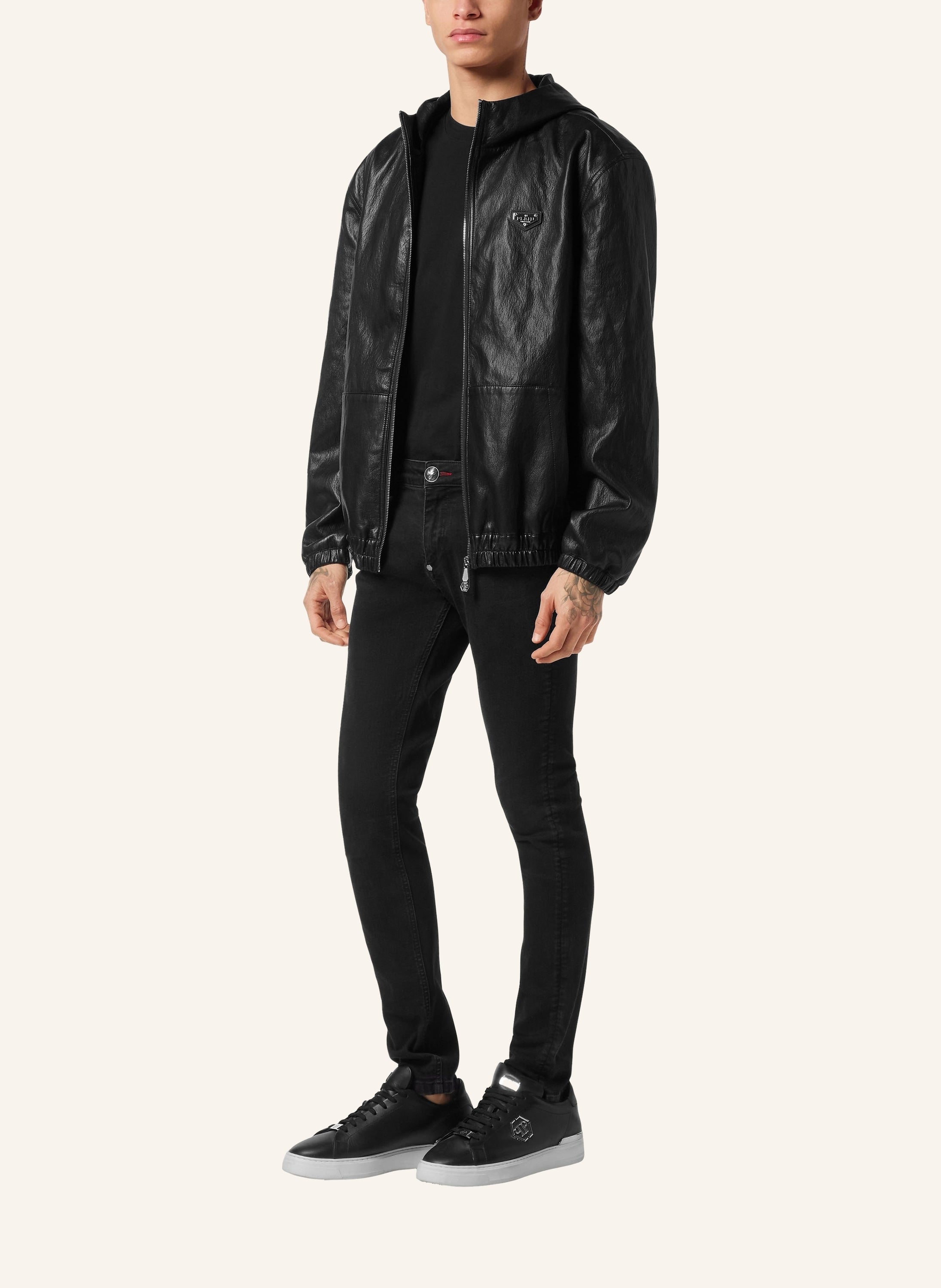 Eco Leather Windbreaker