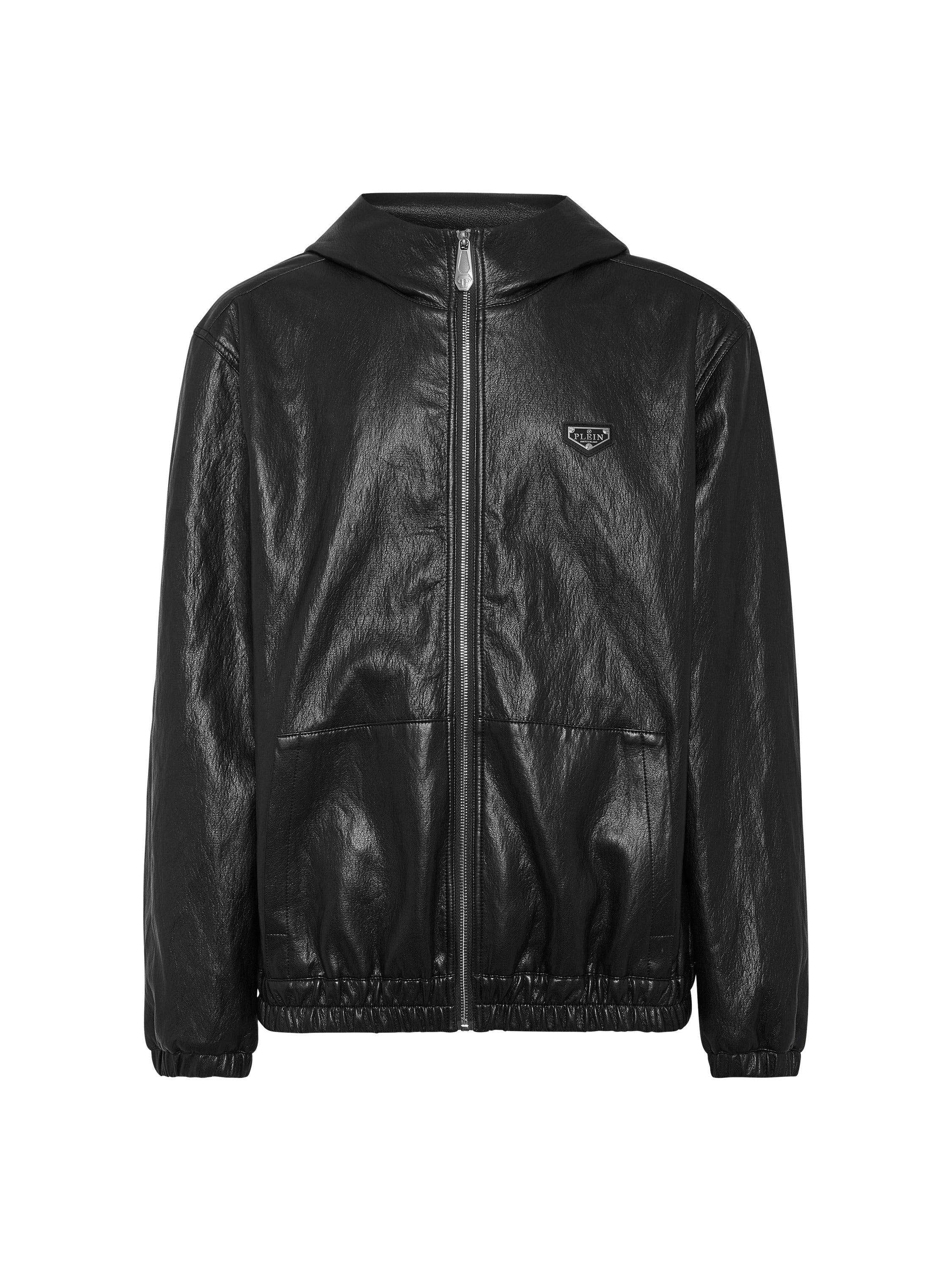 Eco Leather Windbreaker