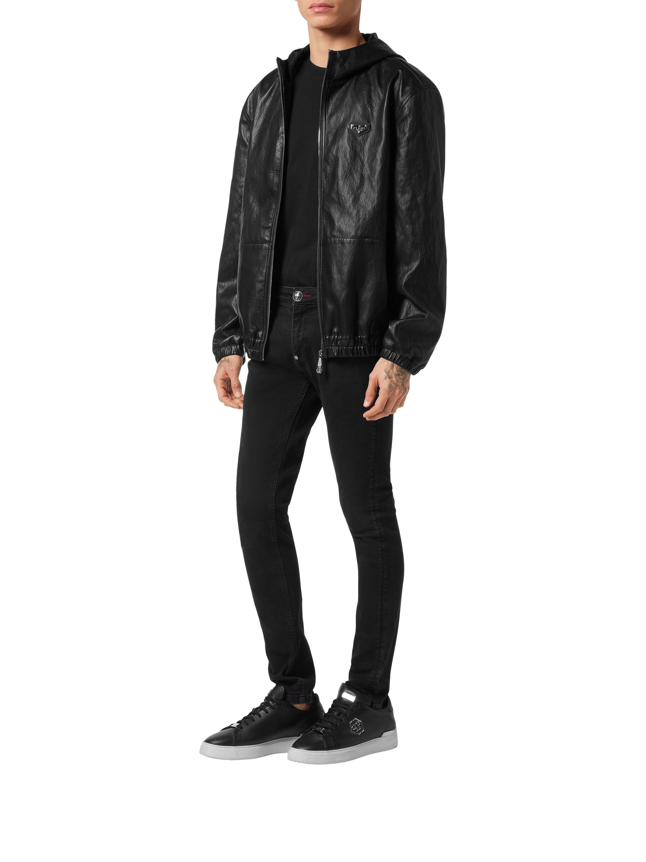Eco Leather Windbreaker