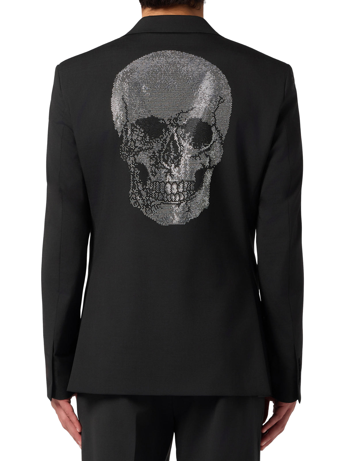 Regular Fit Blazer Skull Strass