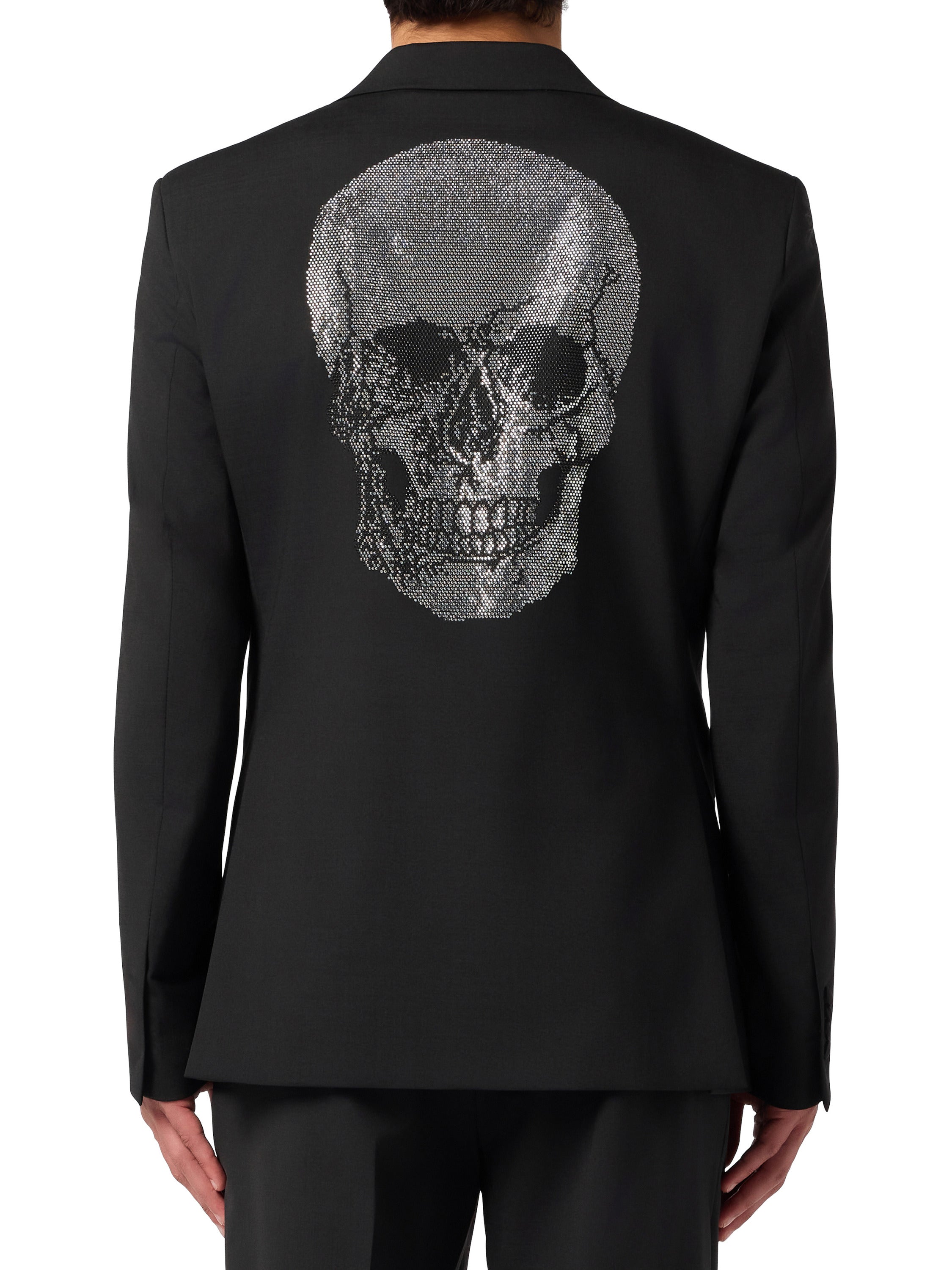 Regular Fit Blazer Skull Strass