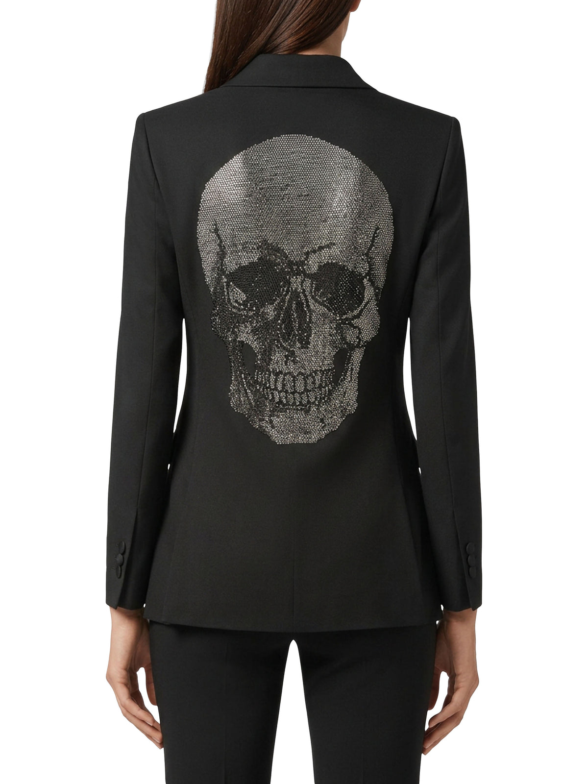 Single Breasted Fit Blazer Skull