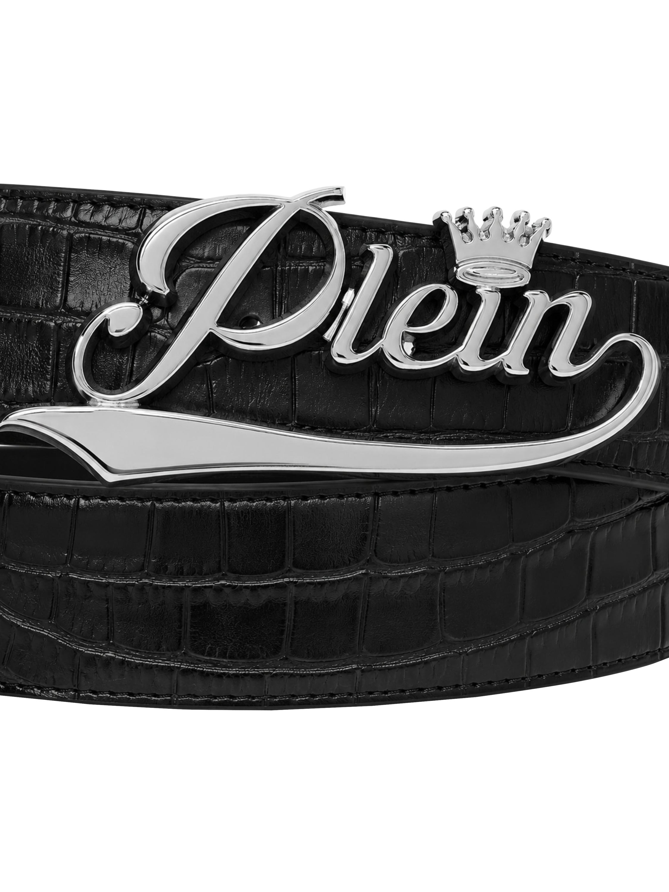 Leather Belt King Plein Cocco