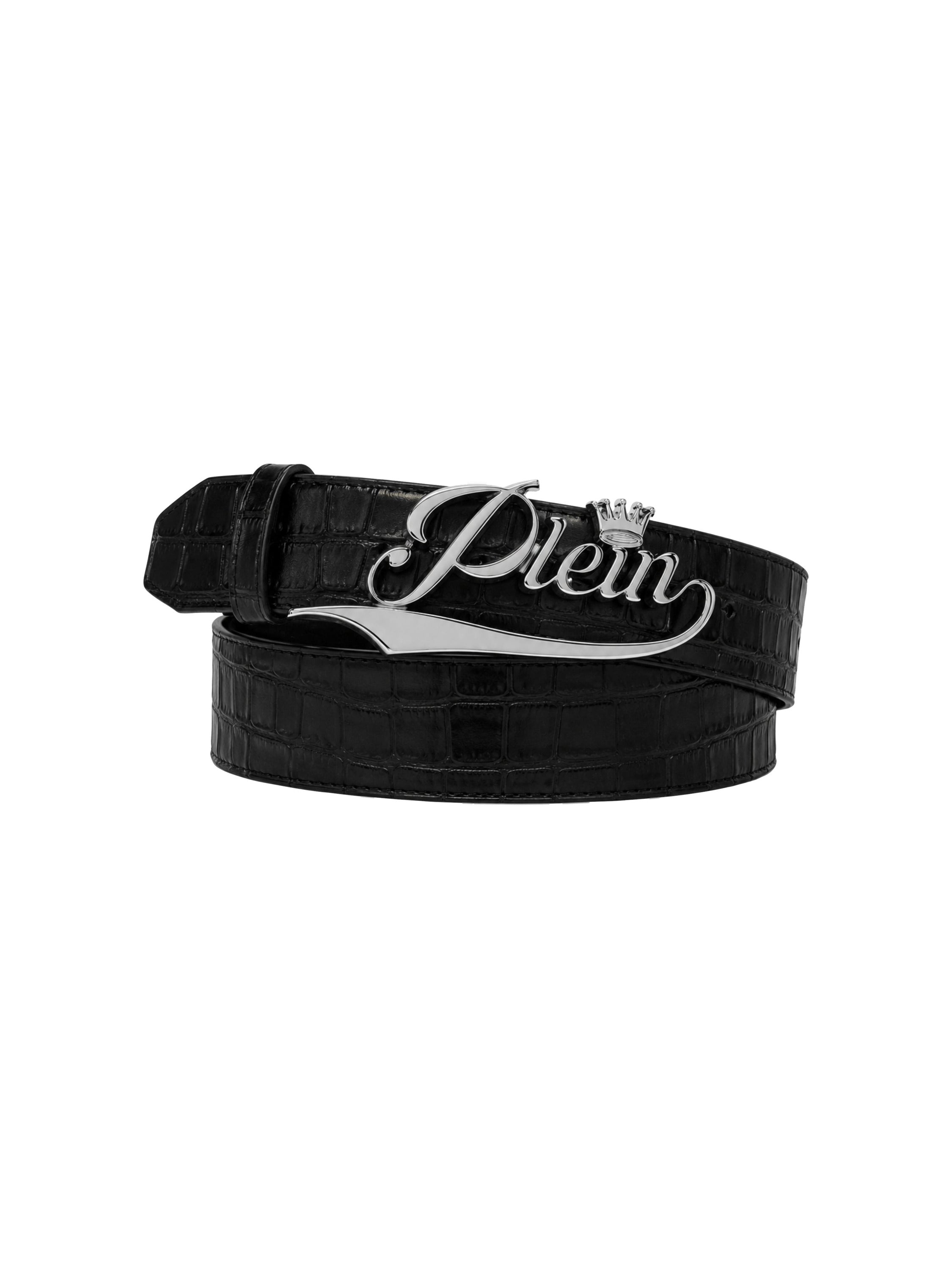 Leather Belt King Plein Cocco