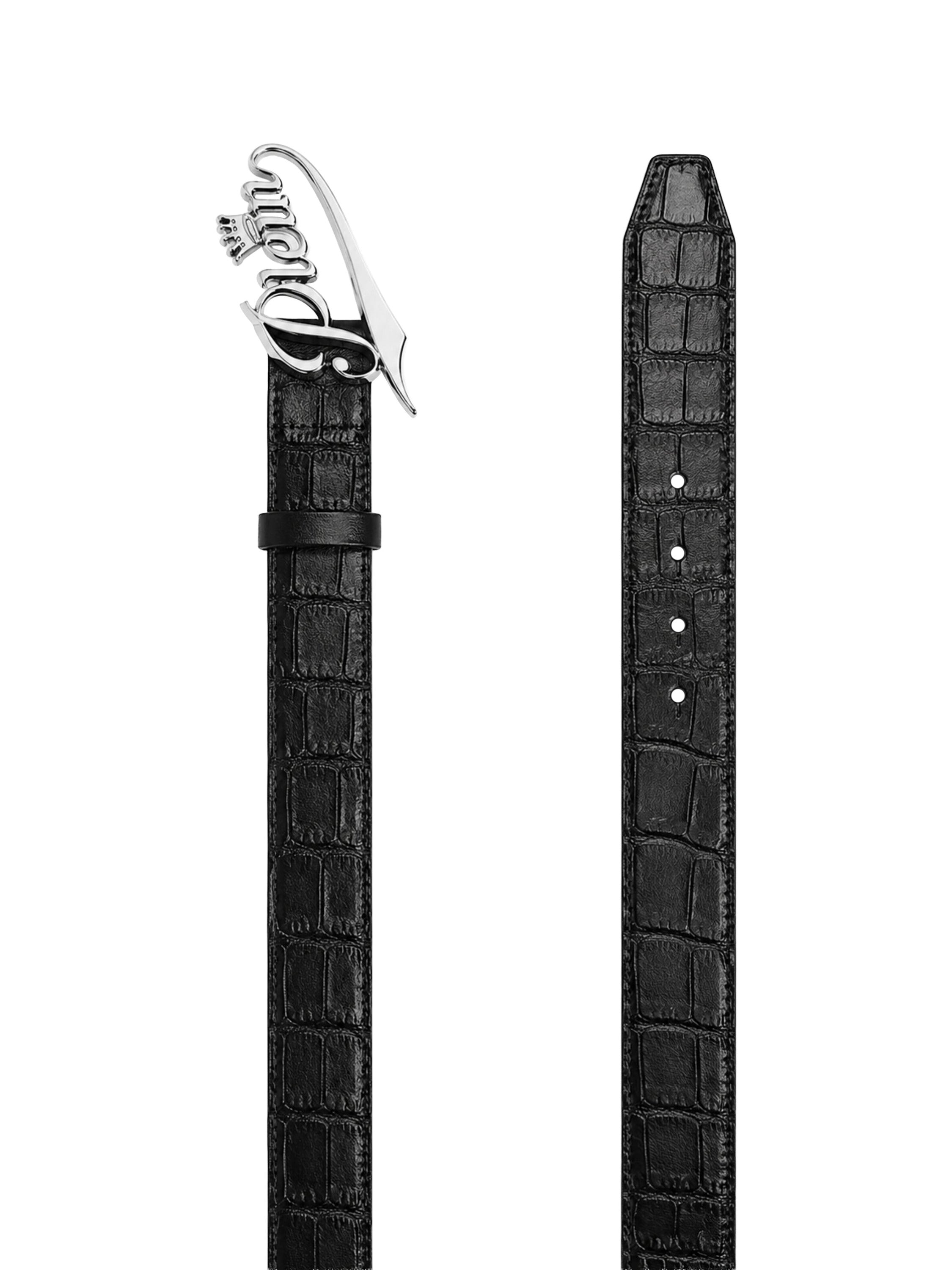Leather Belt King Plein Cocco
