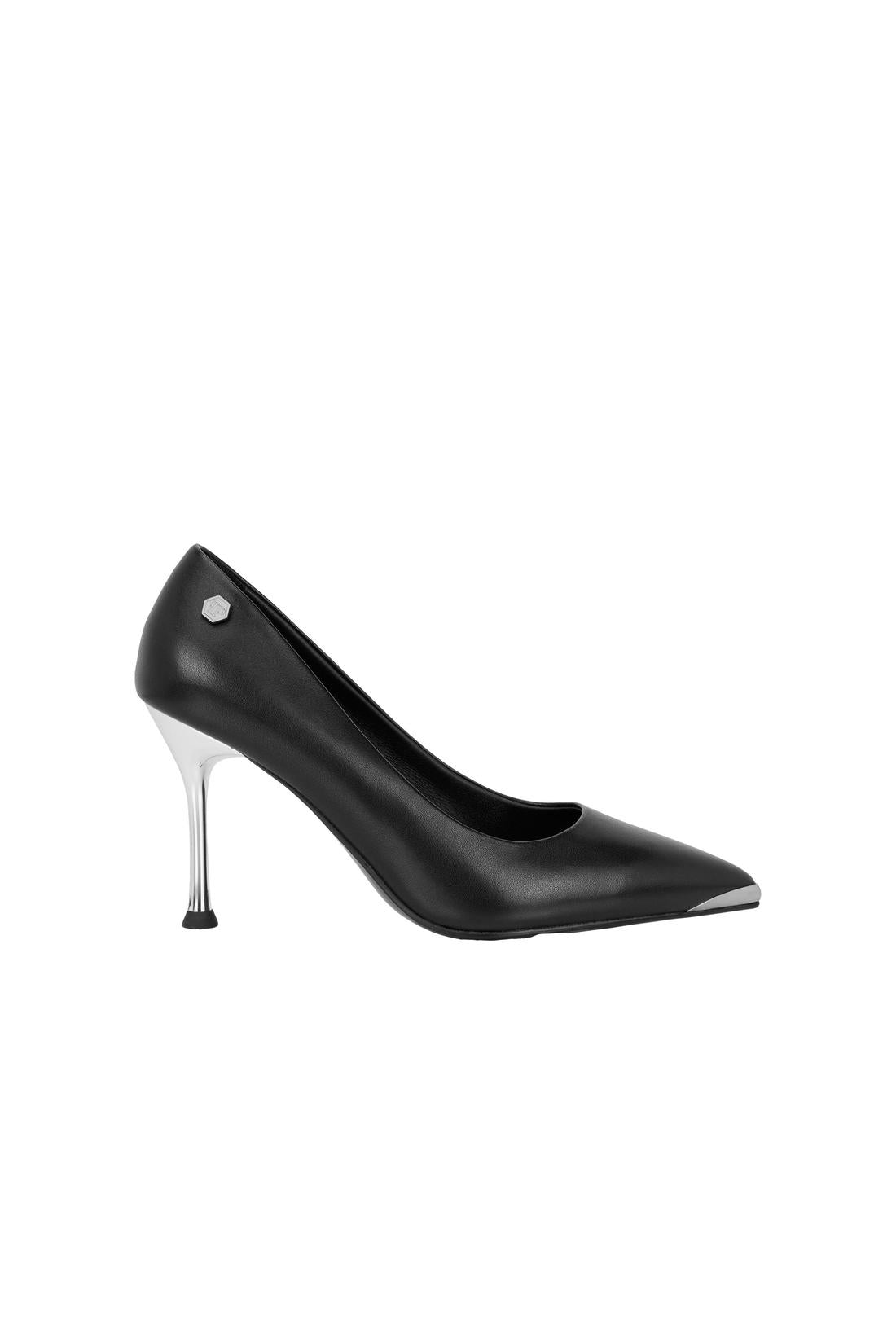 Philipp Plein Nappa Decollete Hi-Heels Pump H110 Hexagon, Pumps
