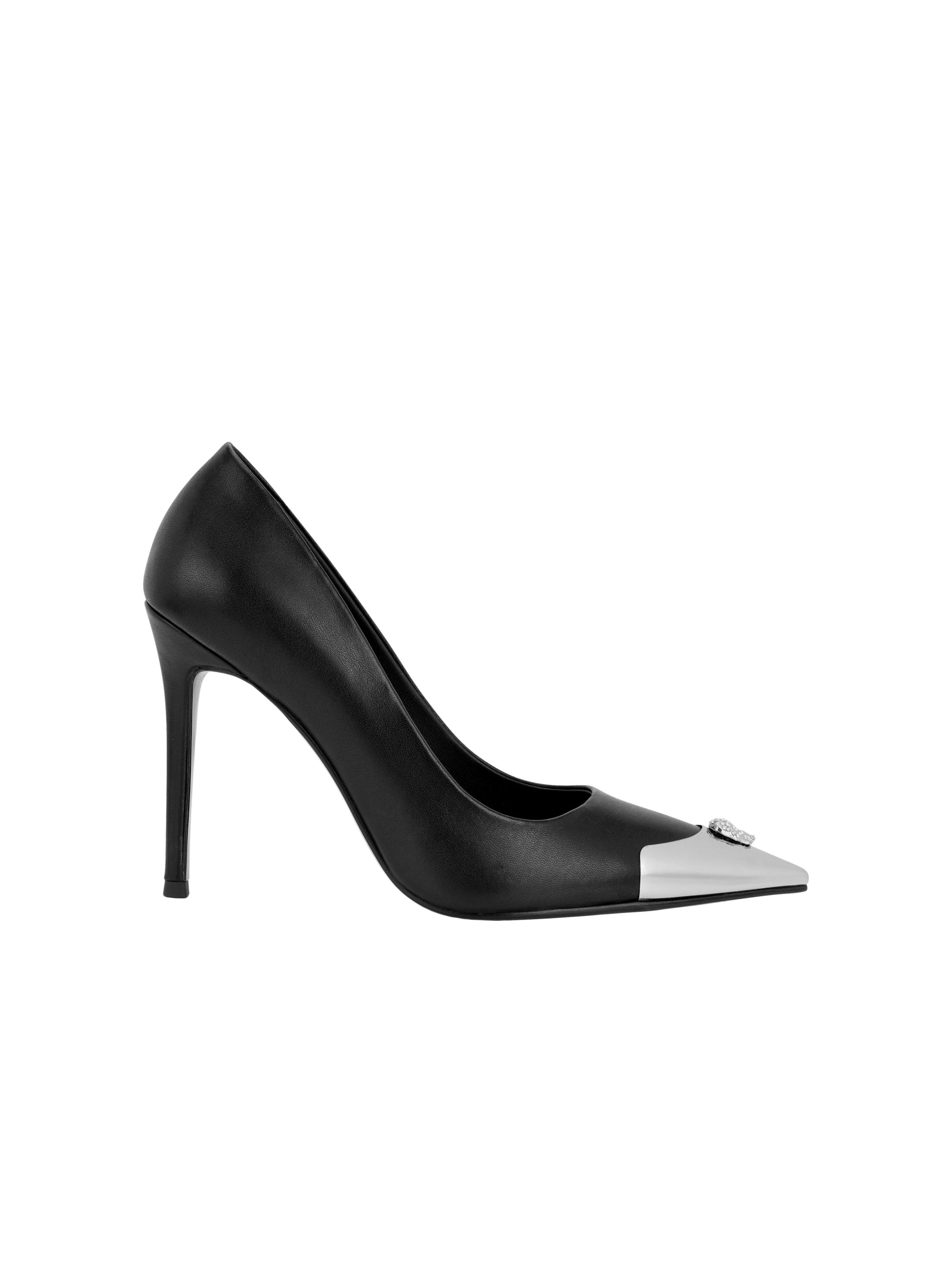 Nappa Decollete Hi-Heels Pump H105 Skull Toe