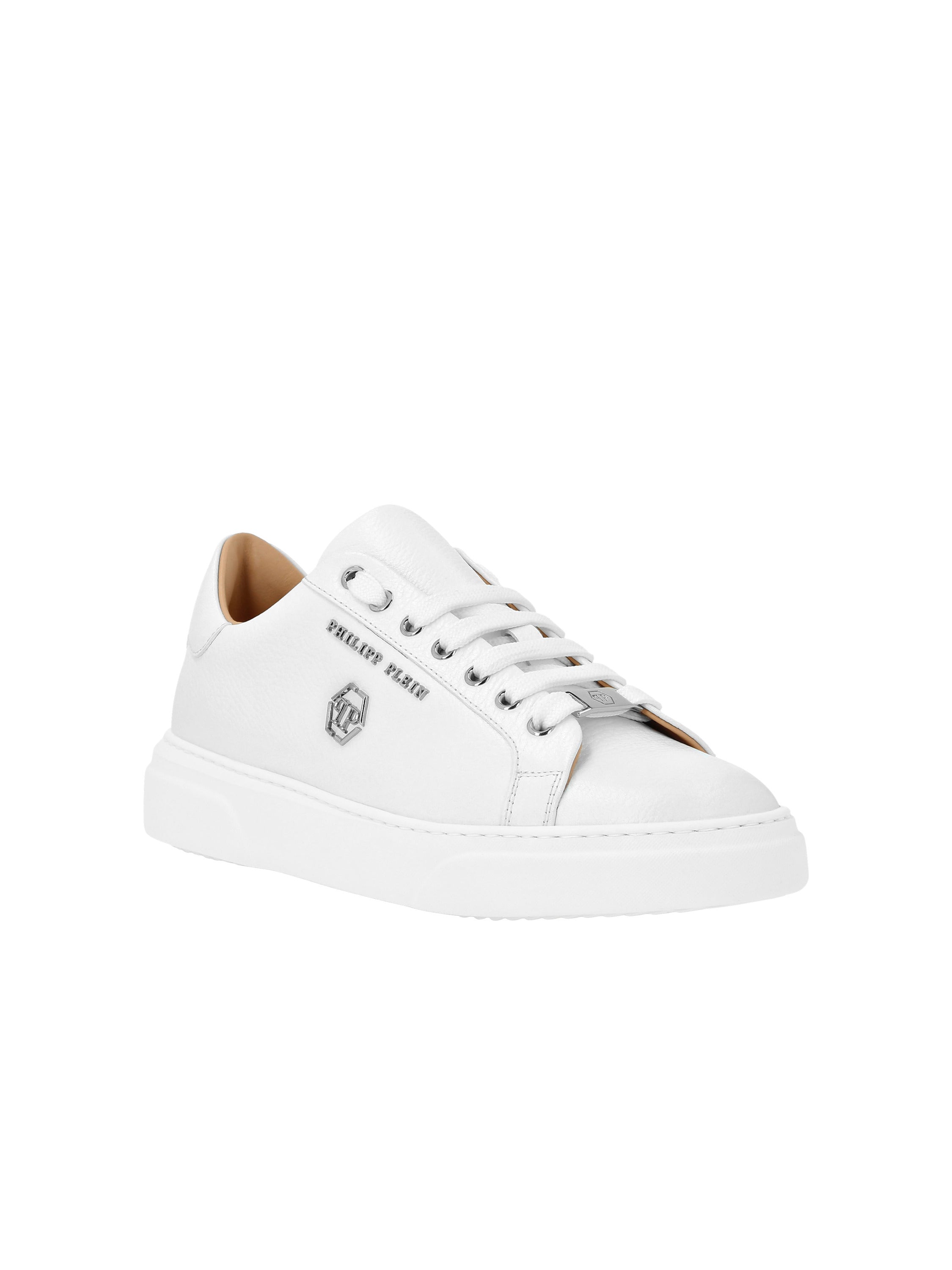 Leather Lo-Top Sneakers Hexagon