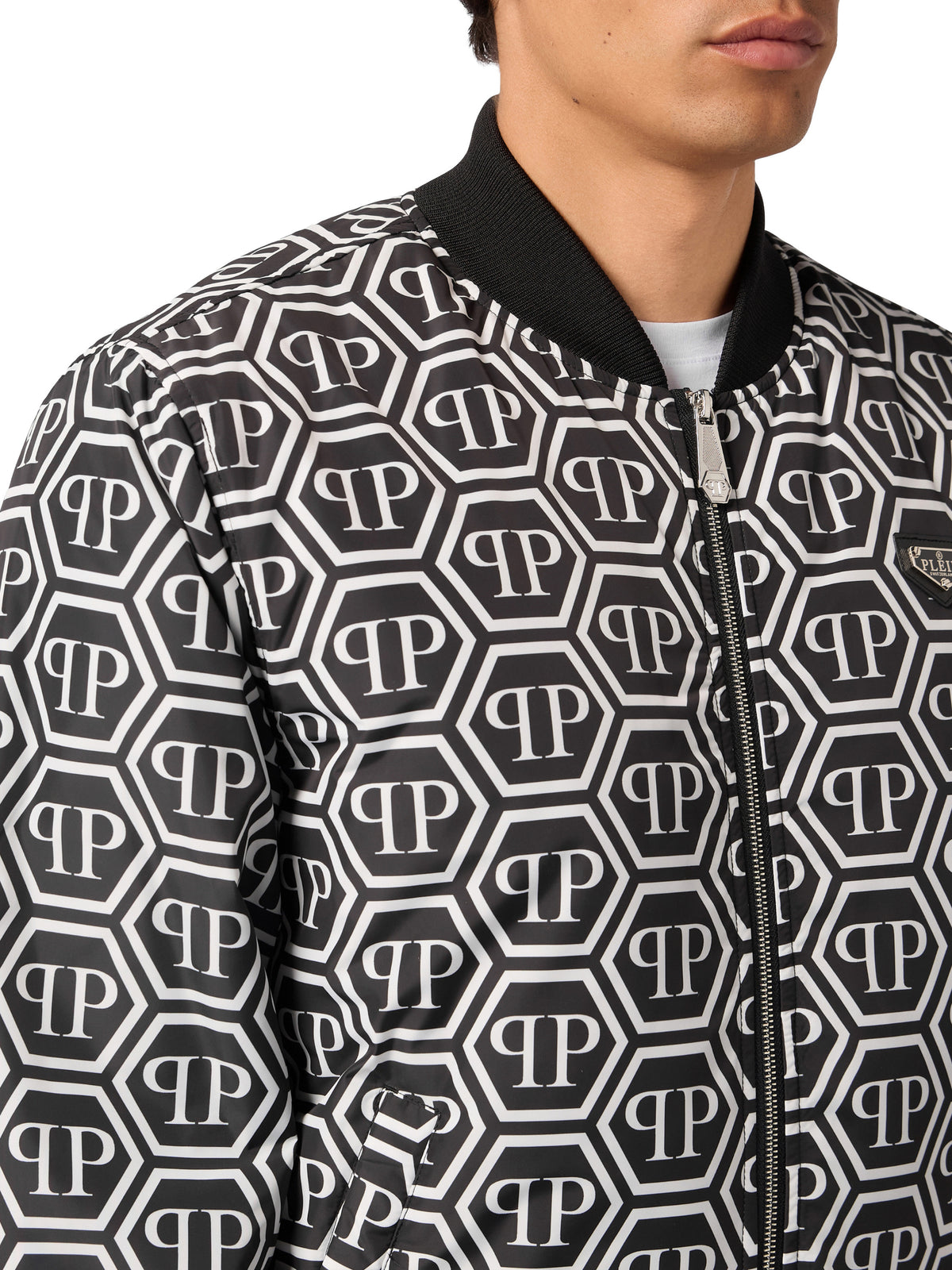 Nylon Bomber Monogram
