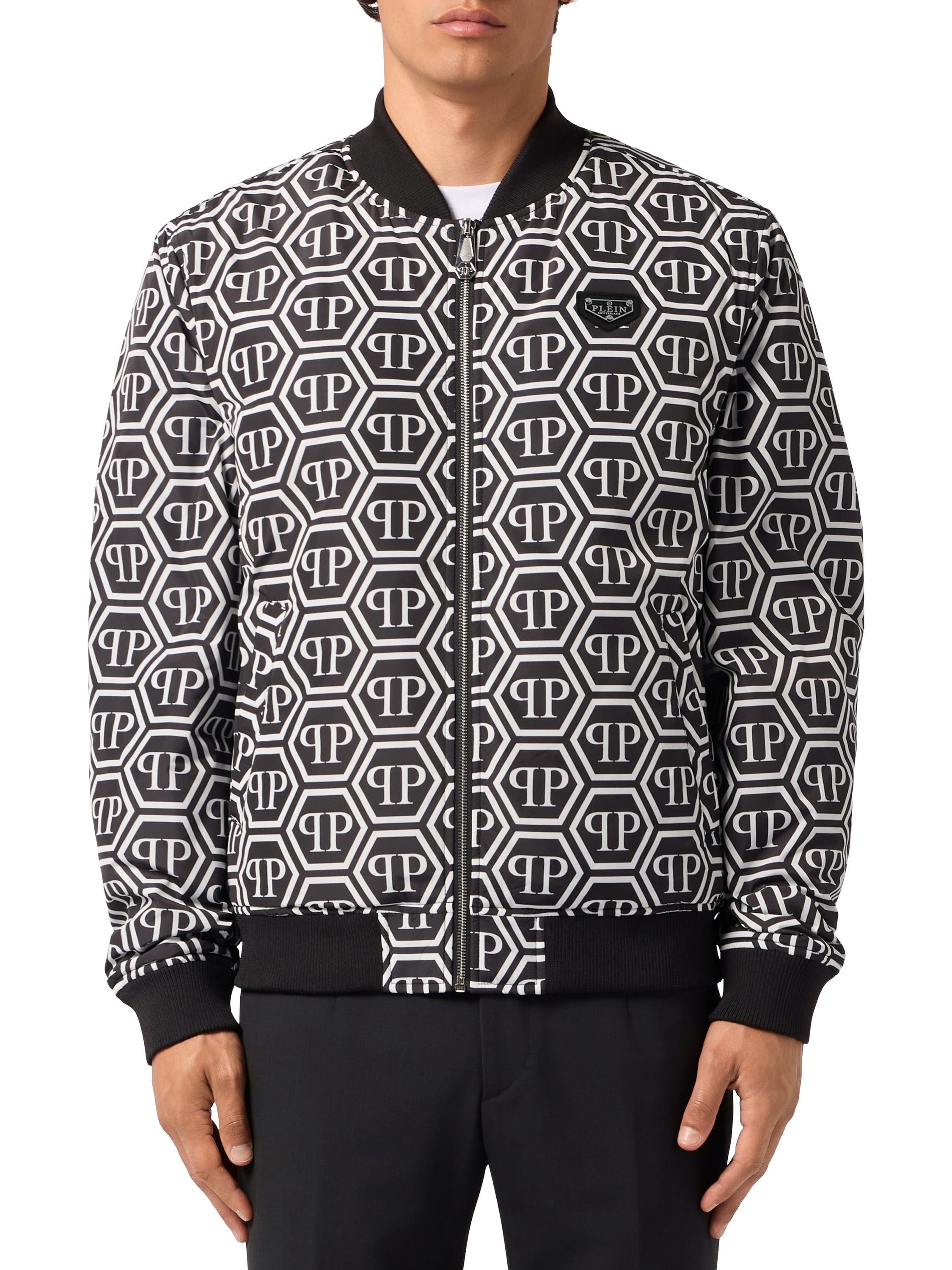Nylon Bomber Monogram