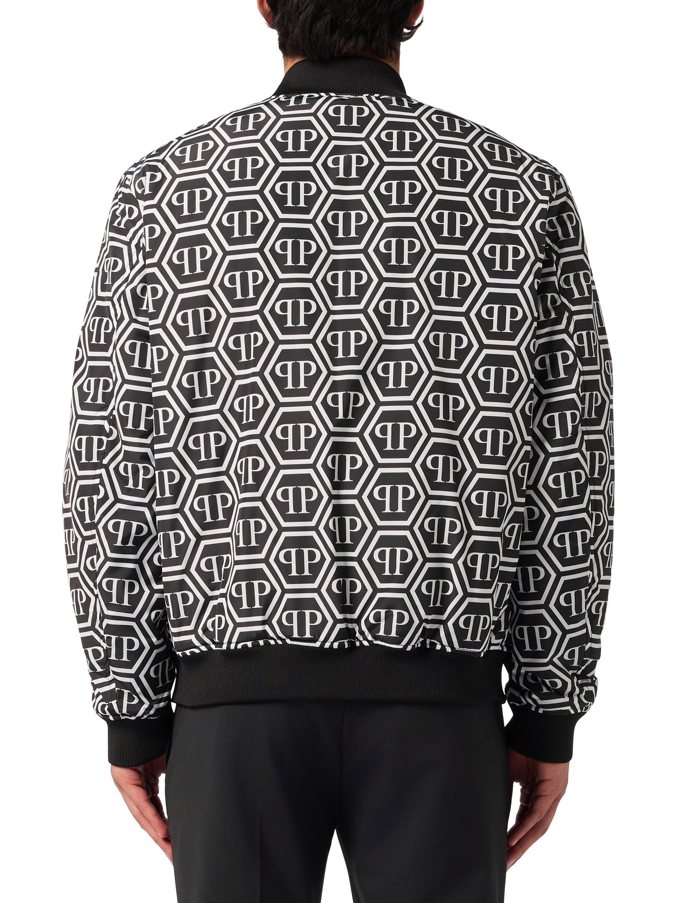 Nylon Bomber Monogram