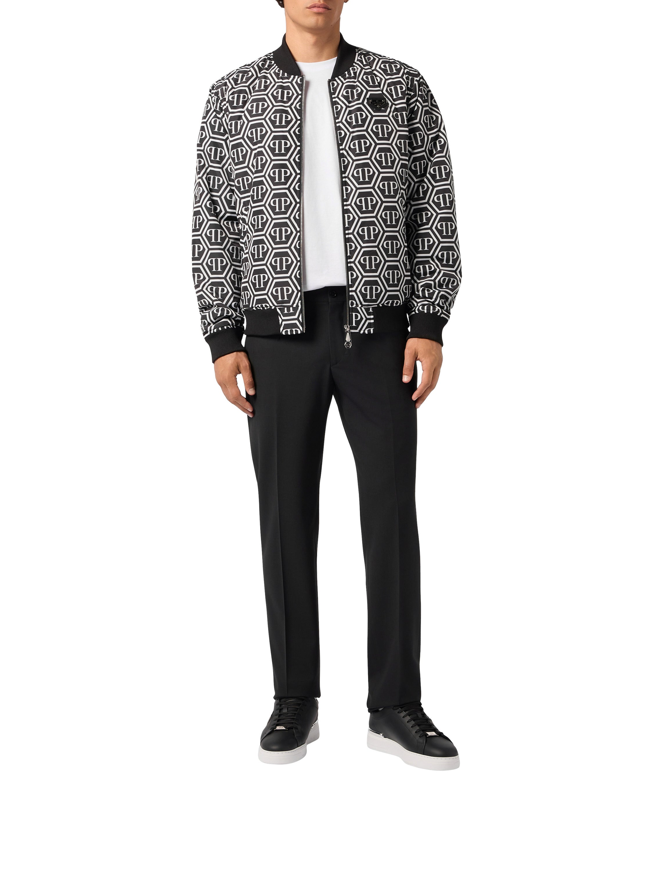 Nylon Bomber Monogram