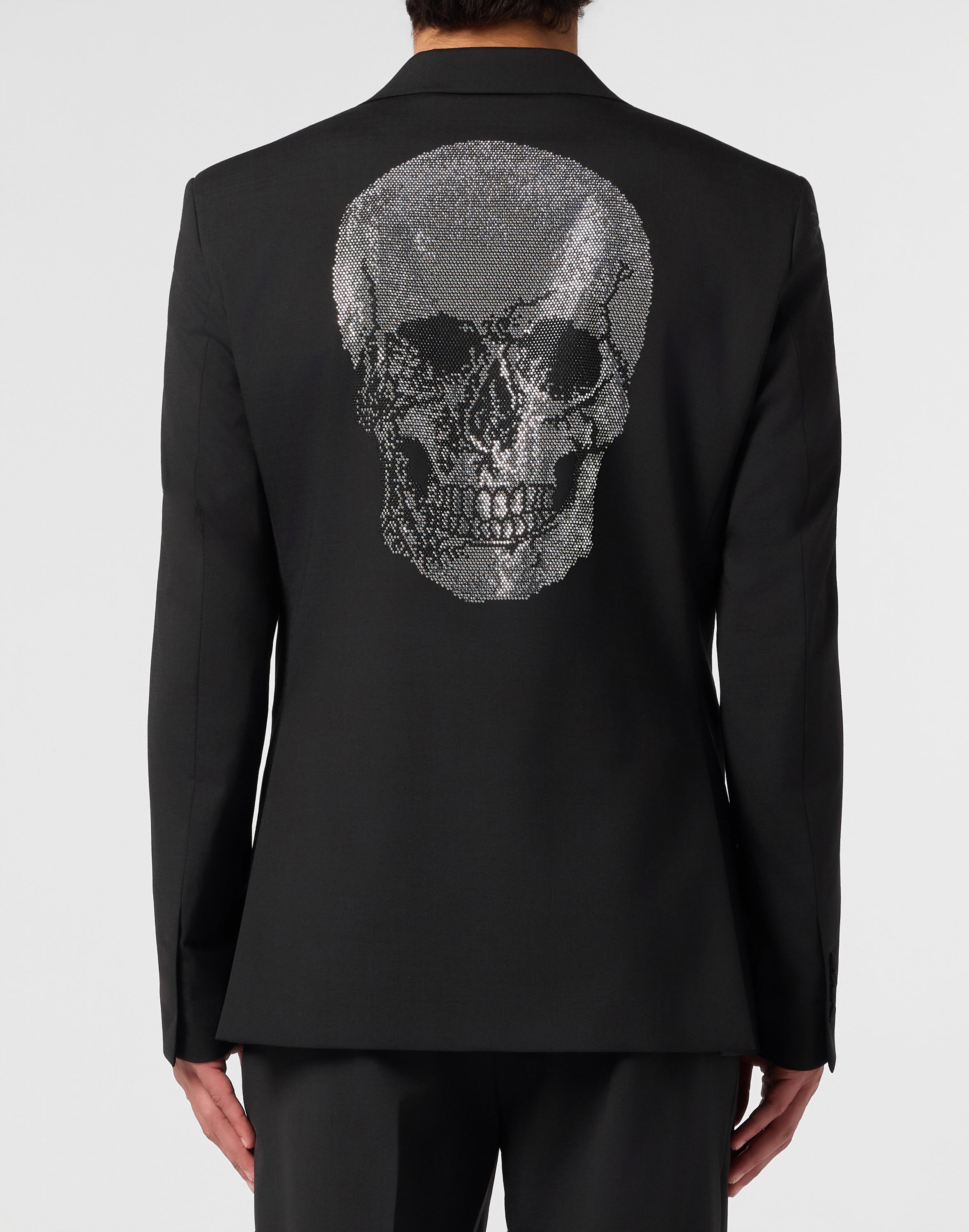 Regular Fit Blazer Skull Strass