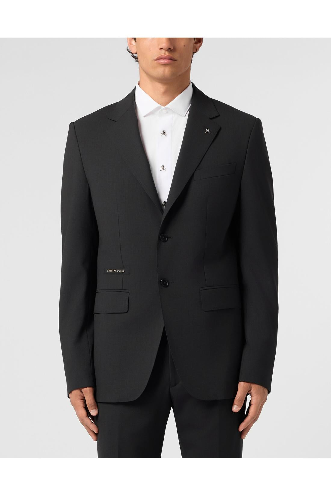 Philipp Plein Regular Fit Blazer Rever 2 Bottoni, Jacken & Mäntel