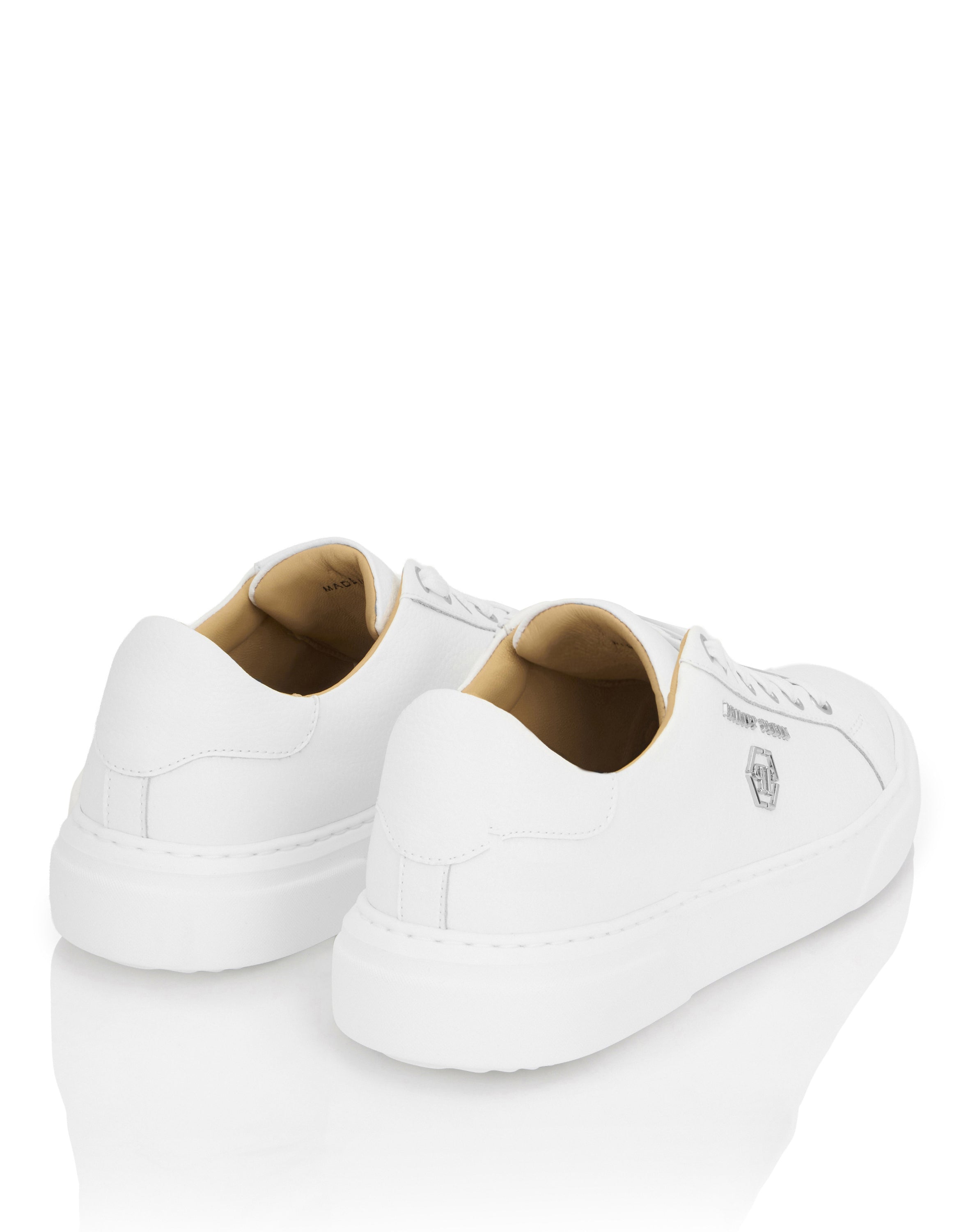 Leather Lo-Top Sneakers Hexagon