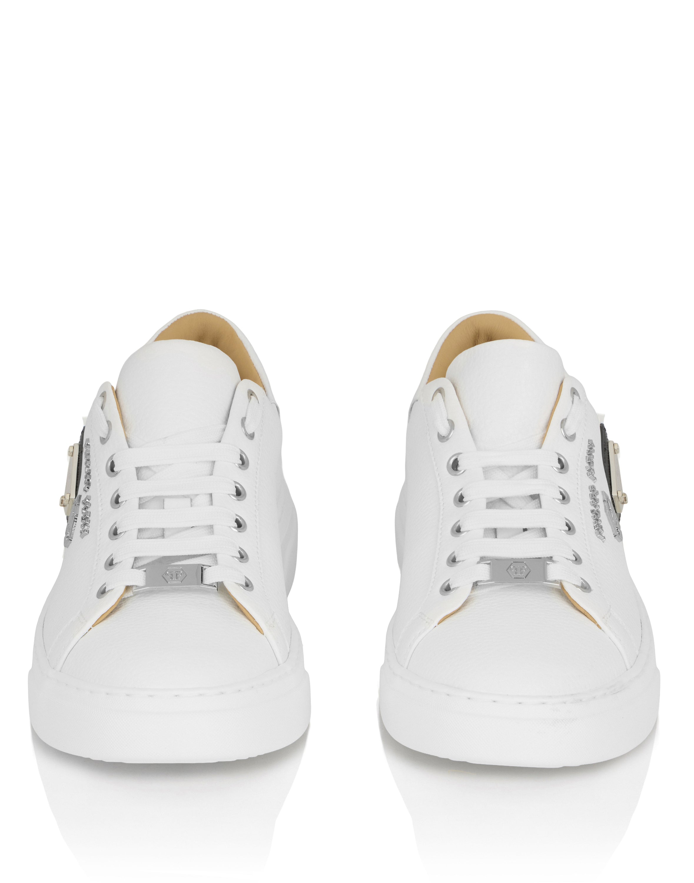 Leather Lo-Top Sneakers Hexagon