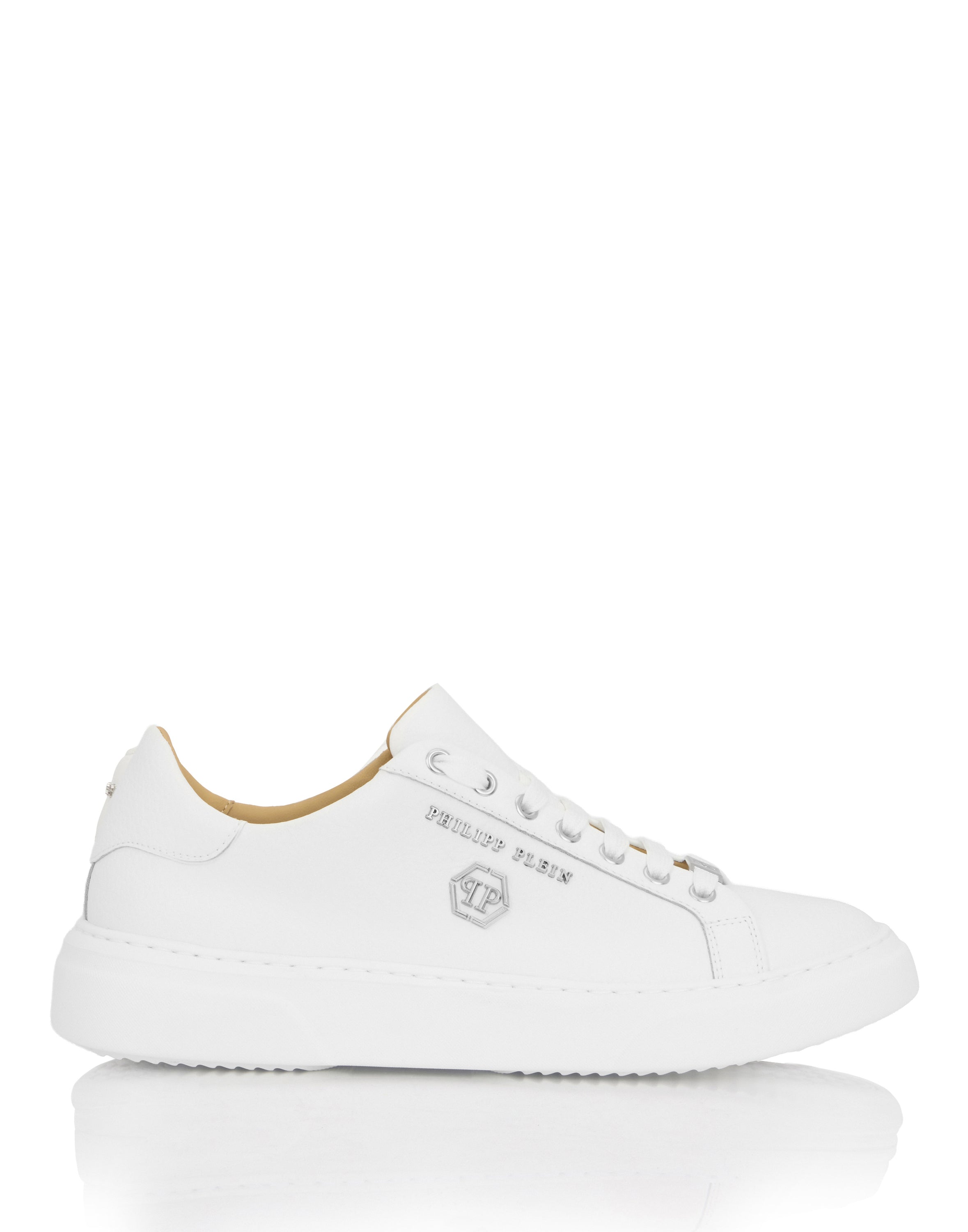 Leather Lo-Top Sneakers Hexagon