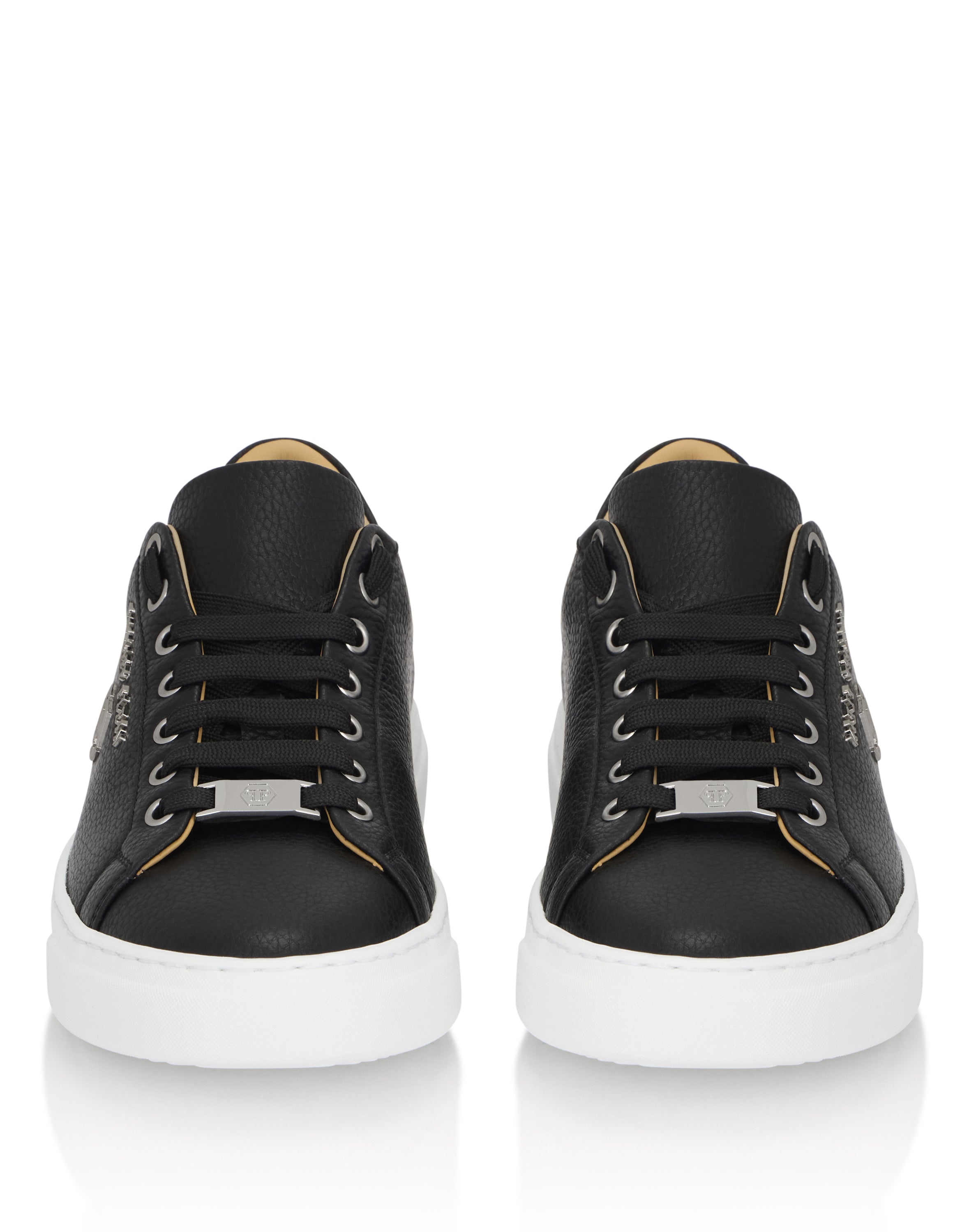 Leather Lo-Top Sneakers Hexagon