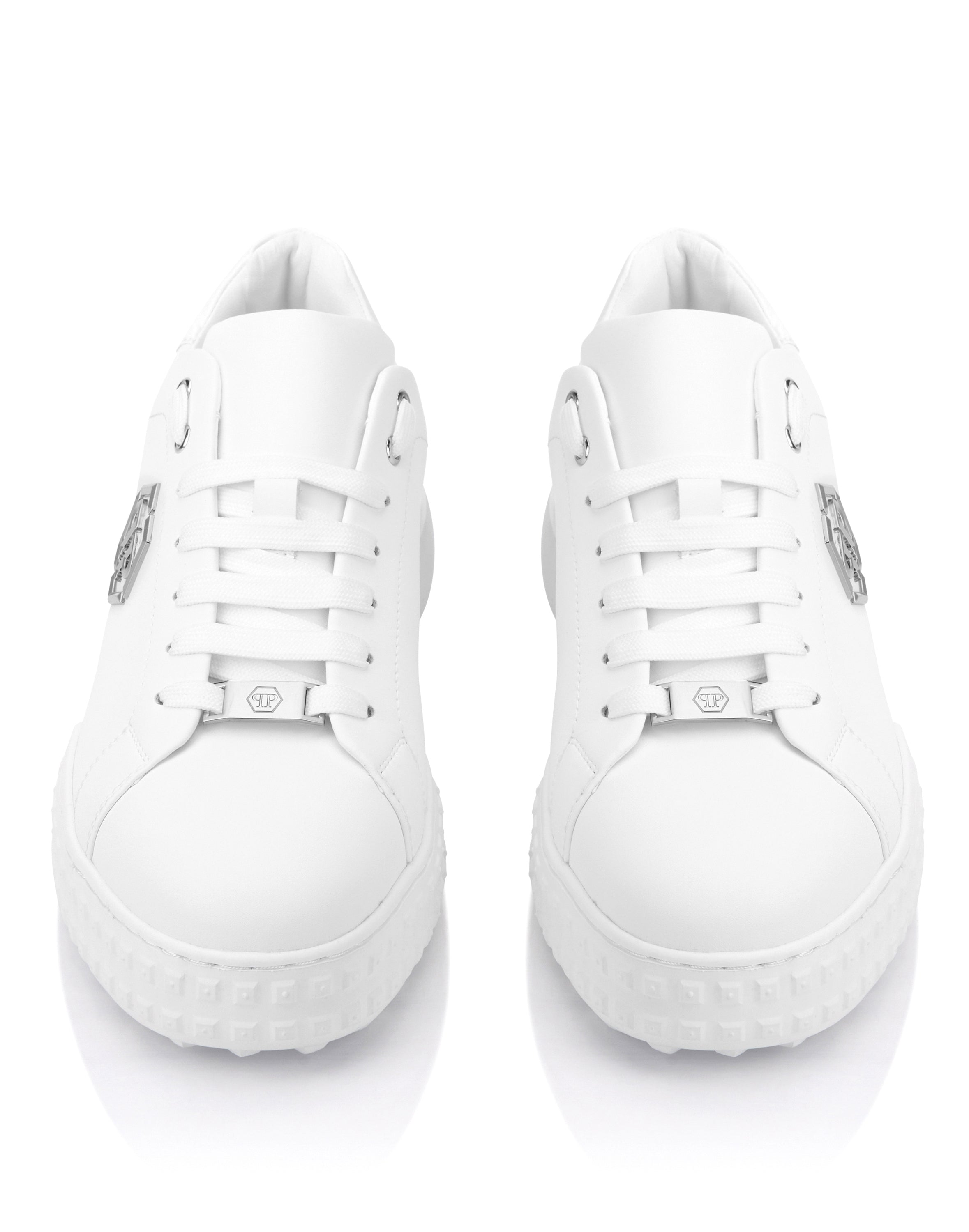 Nappa Leather Low-Top Sneakers Hexagon