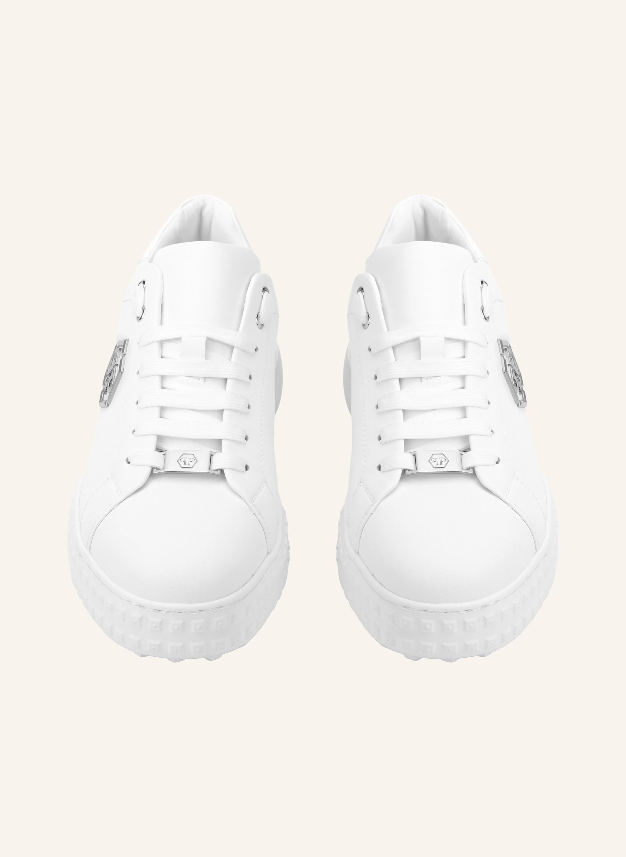 Nappa Leather Low-Top Sneakers Hexagon