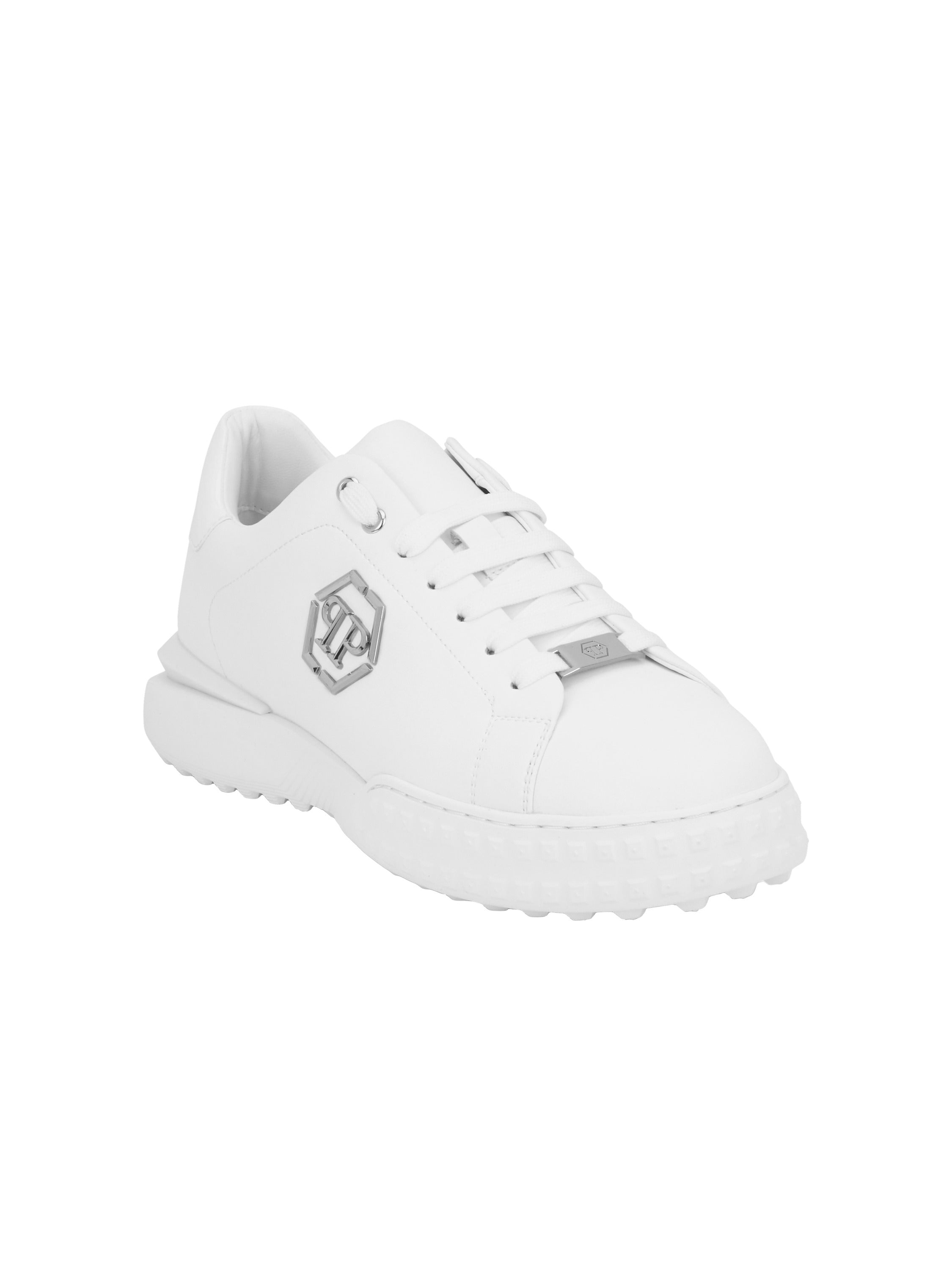 Nappa Leather Low-Top Sneakers Hexagon