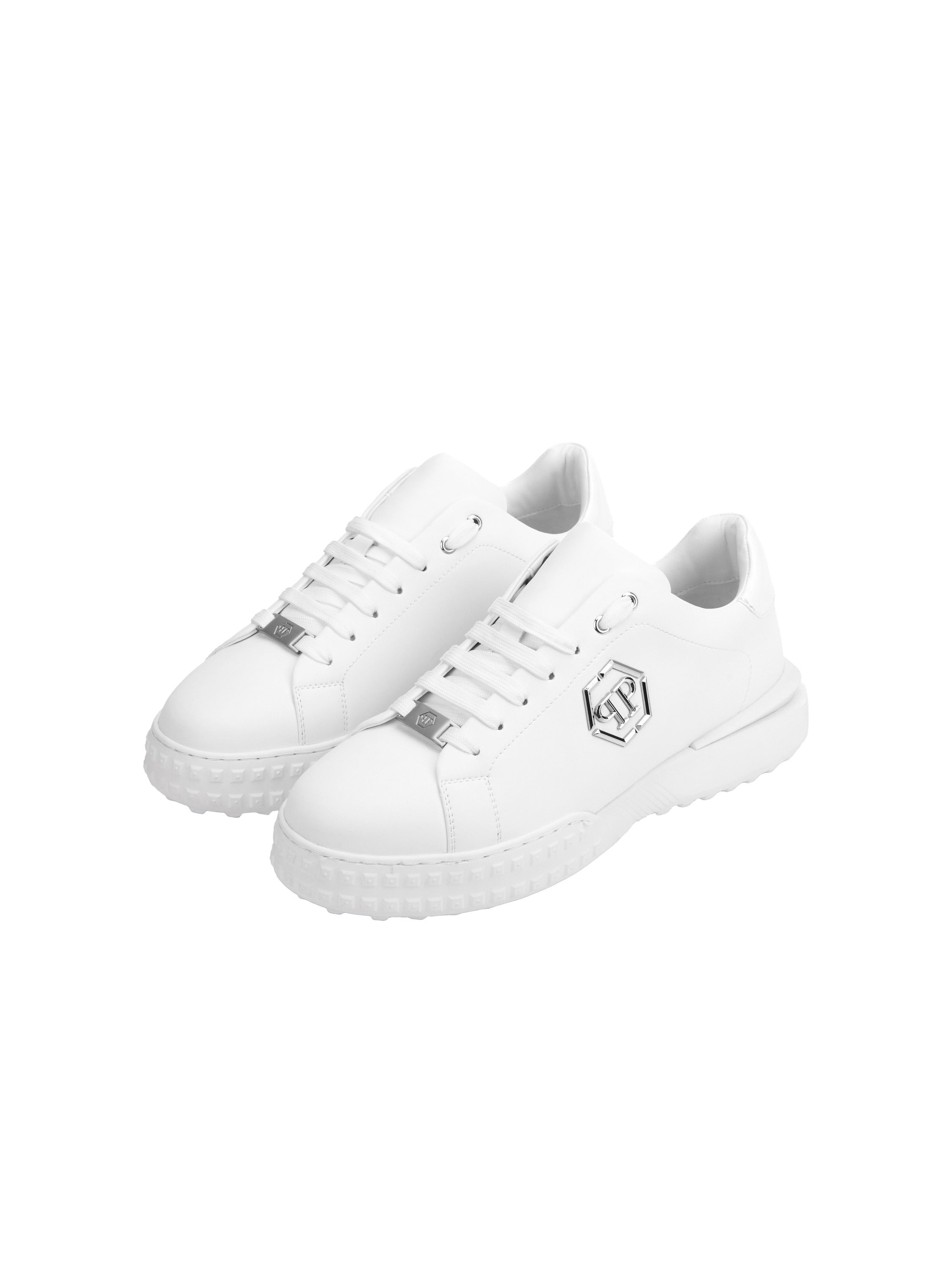 Nappa Leather Low-Top Sneakers Hexagon