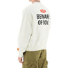 Heron Preston-Heron Preston Beware Of Dog Cotton Sweatshirt-MEN CLOTHING-Black-Deal-Outlet-by-ARCHIVIST