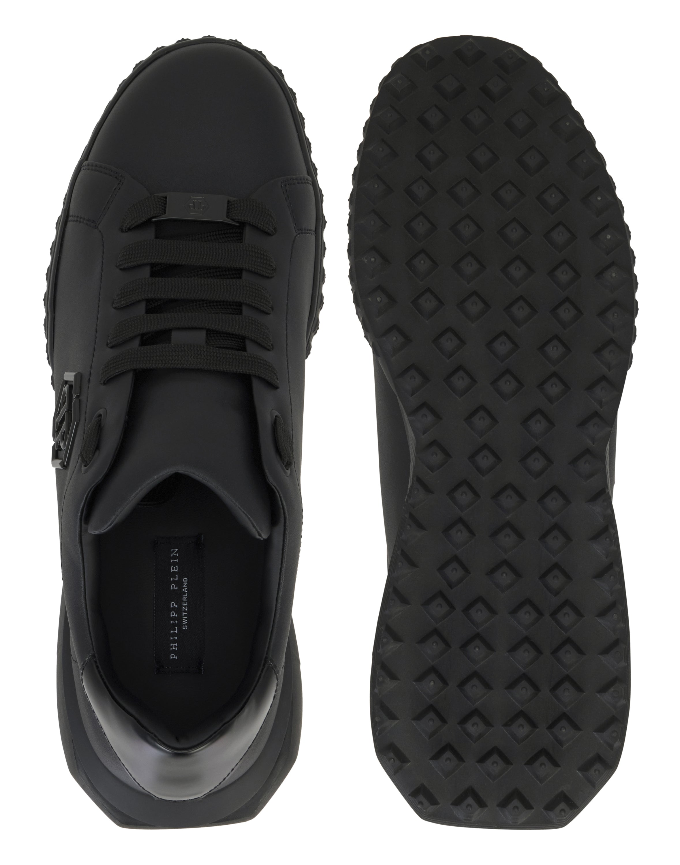Nappa Leather Low-Top Sneakers Hexagon