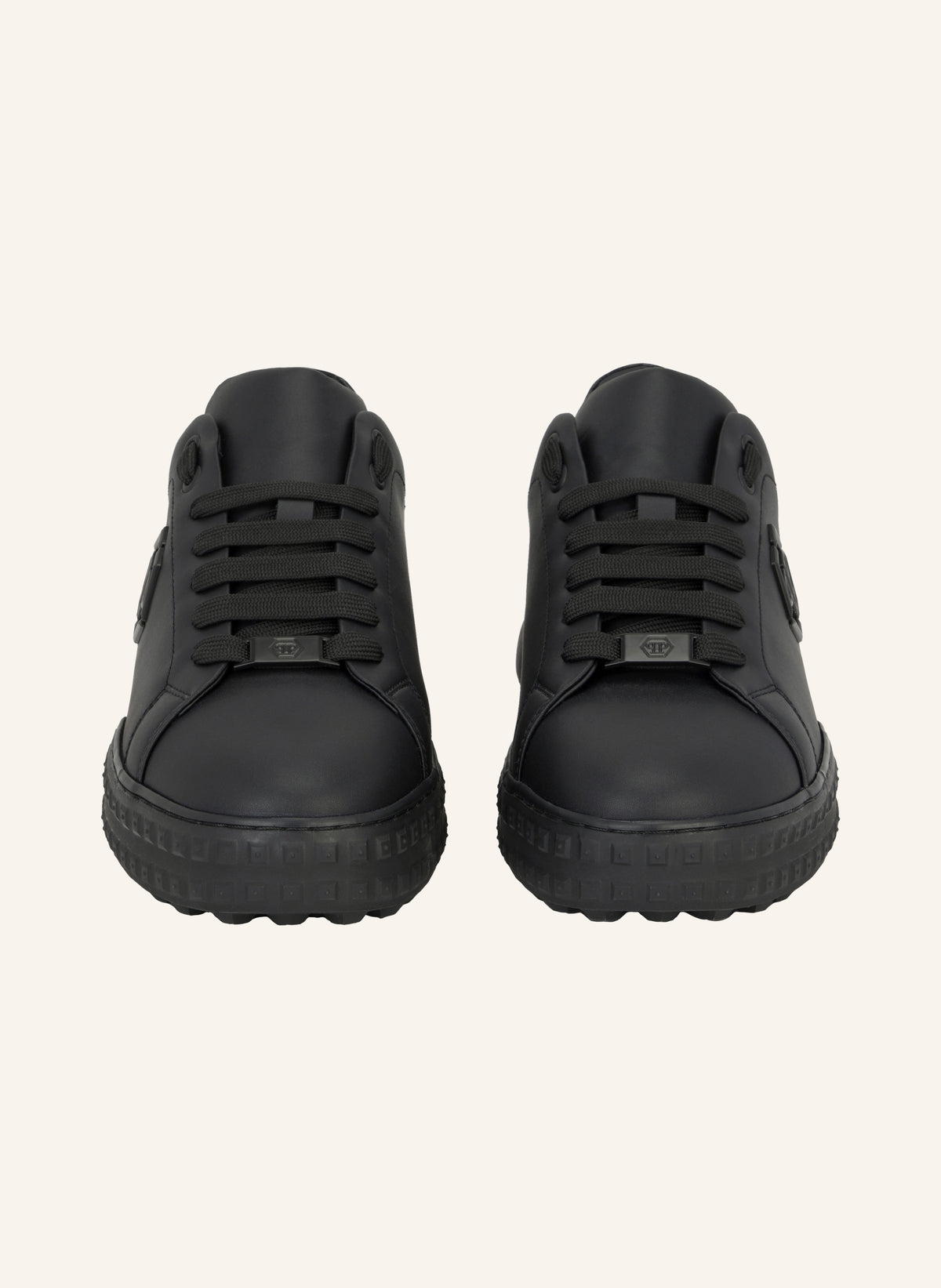 Nappa Leather Low-Top Sneakers Hexagon