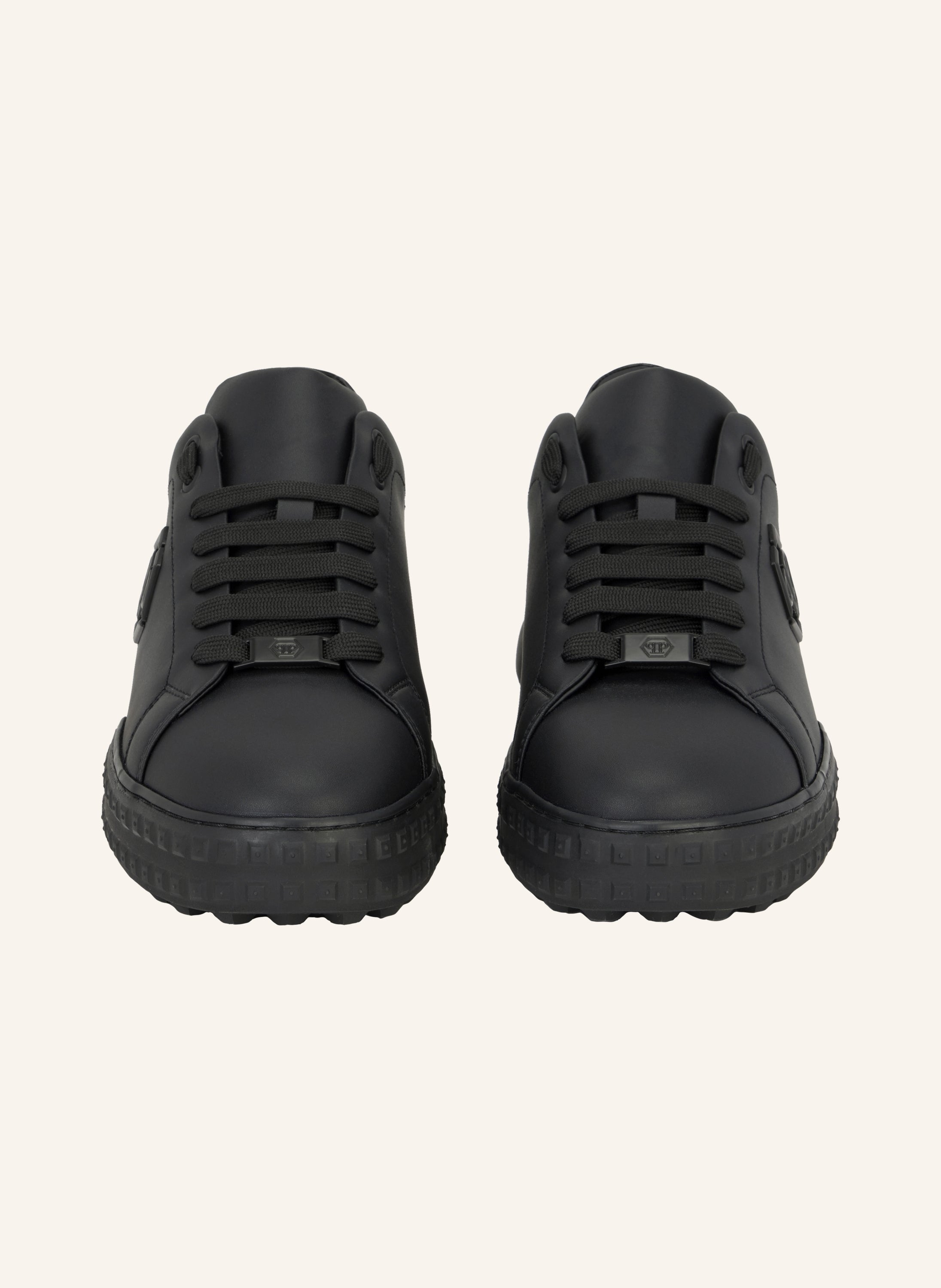 Nappa Leather Low-Top Sneakers Hexagon
