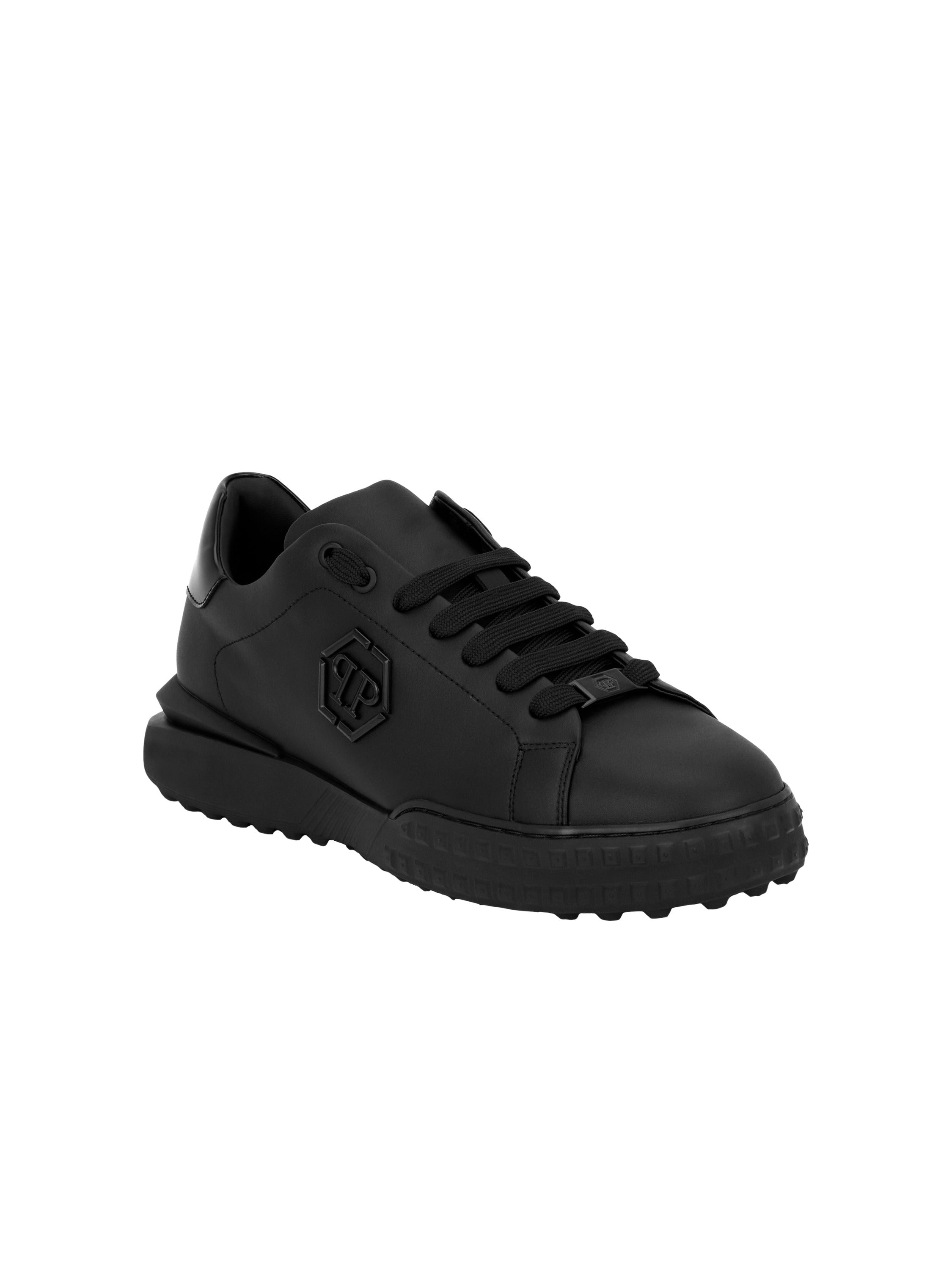 Nappa Leather Low-Top Sneakers Hexagon