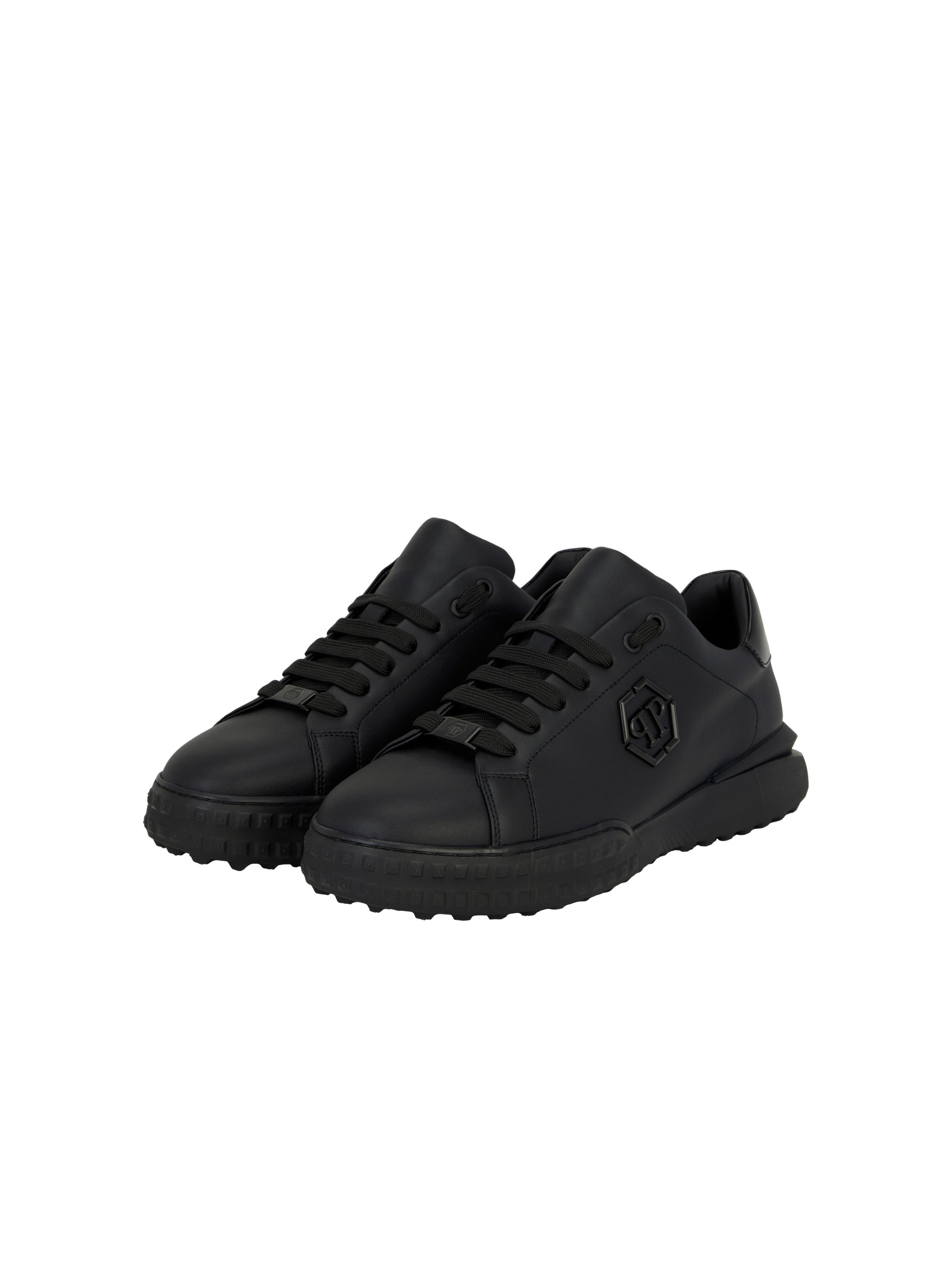 Nappa Leather Low-Top Sneakers Hexagon