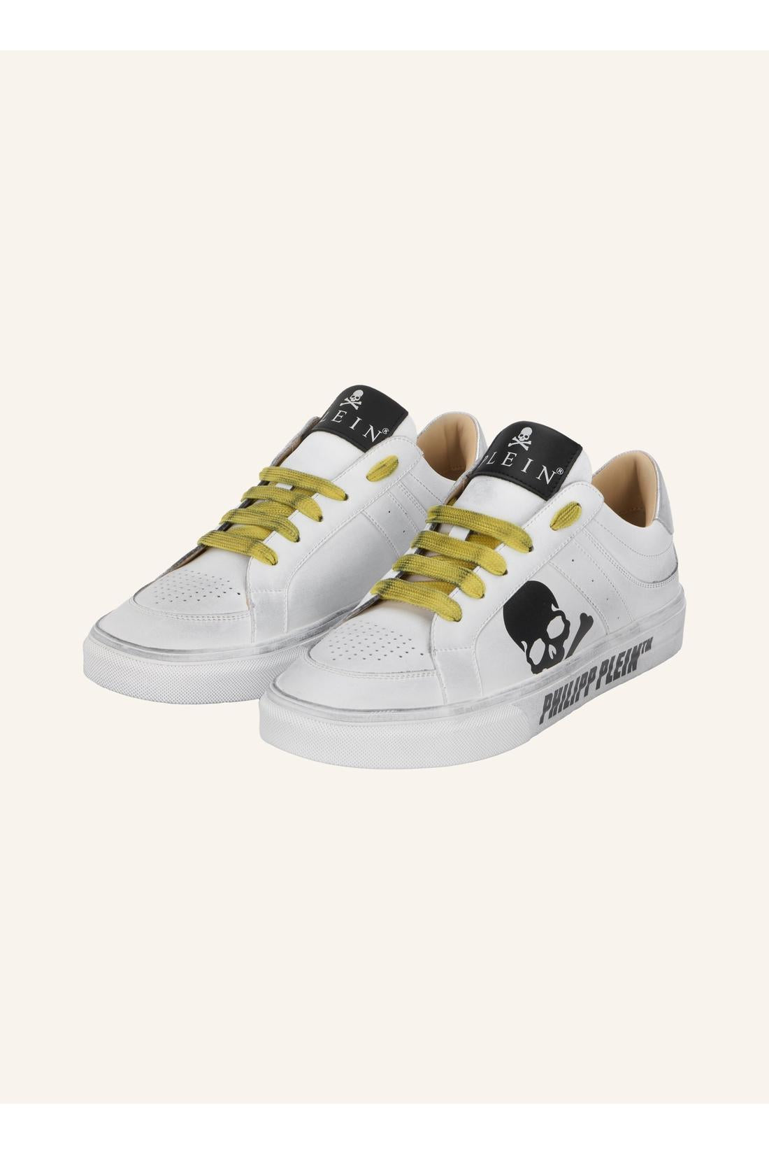 Philipp Plein Leather Low-Top Sneakers Retrokickz TM, Schuhe