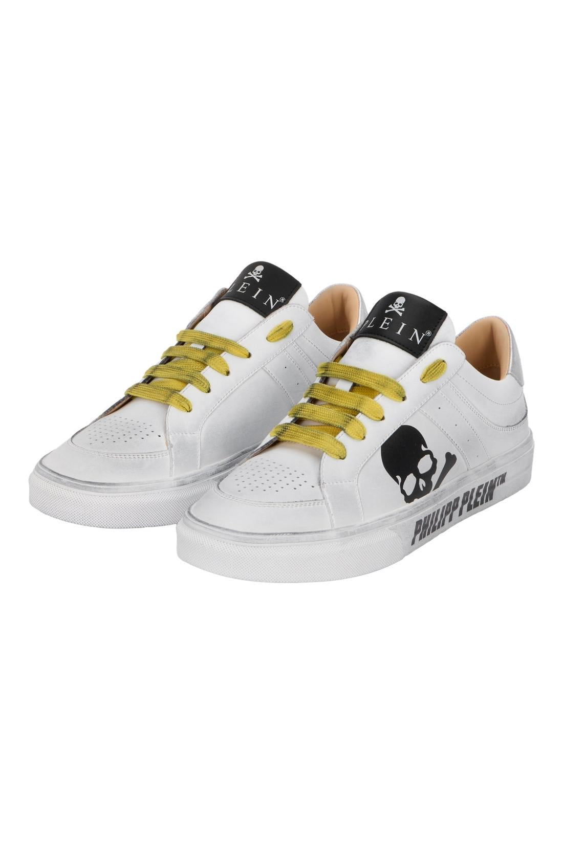 Philipp Plein Leather Low-Top Sneakers Retrokickz TM, Schuhe