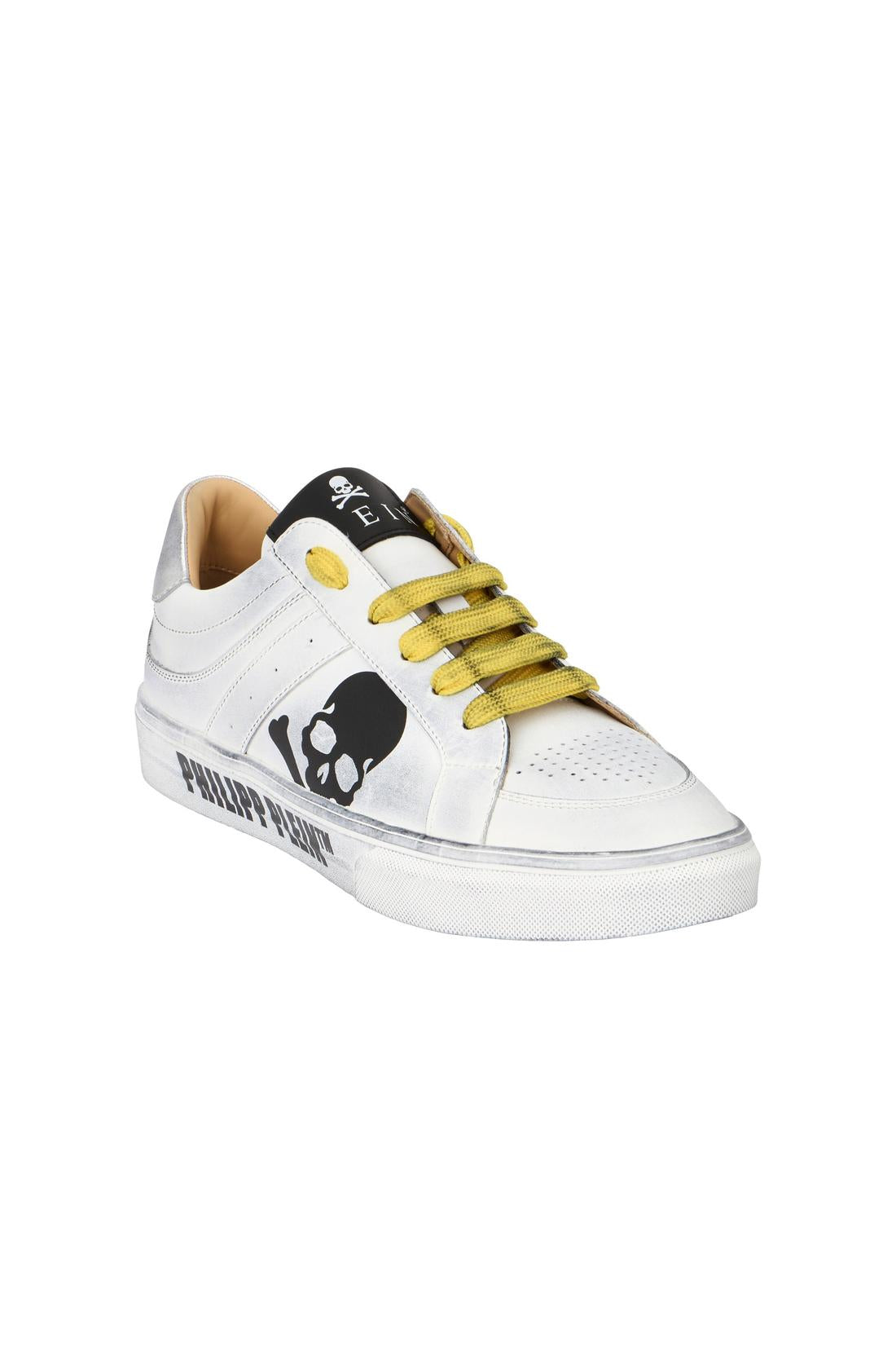 Philipp Plein Leather Low-Top Sneakers Retrokickz TM, Schuhe
